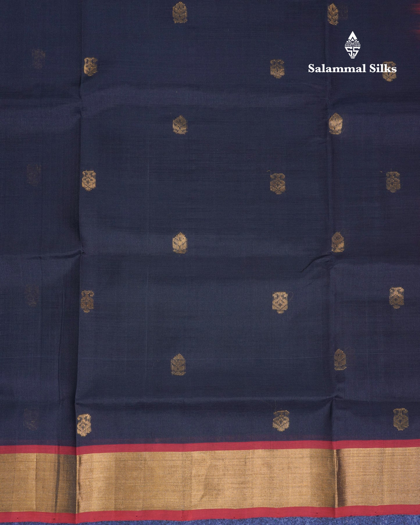 Black Pure Silk Cotton Saree With Contrast Pink Blouse