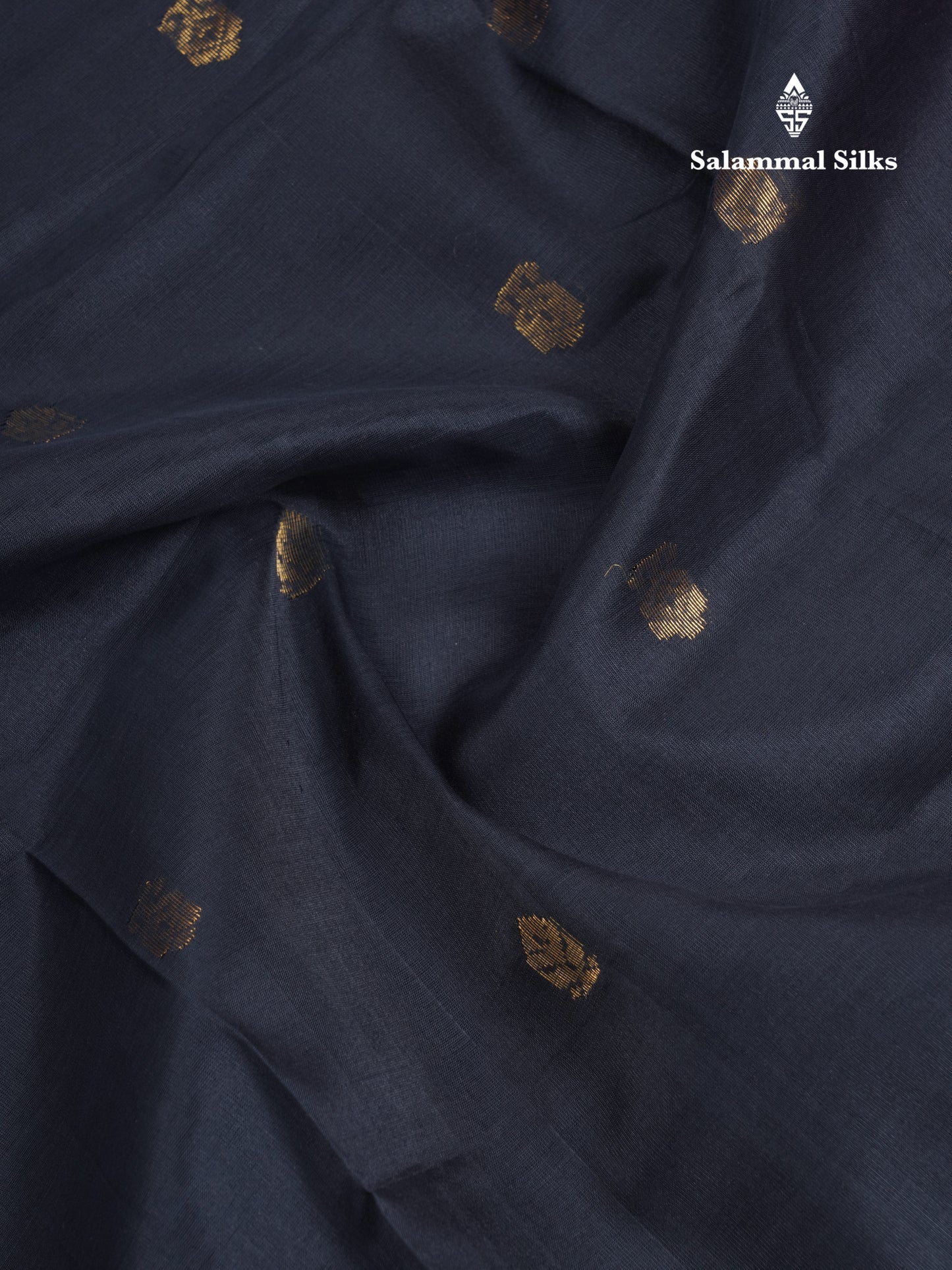 Black Pure Silk Cotton Saree With Contrast Pink Blouse