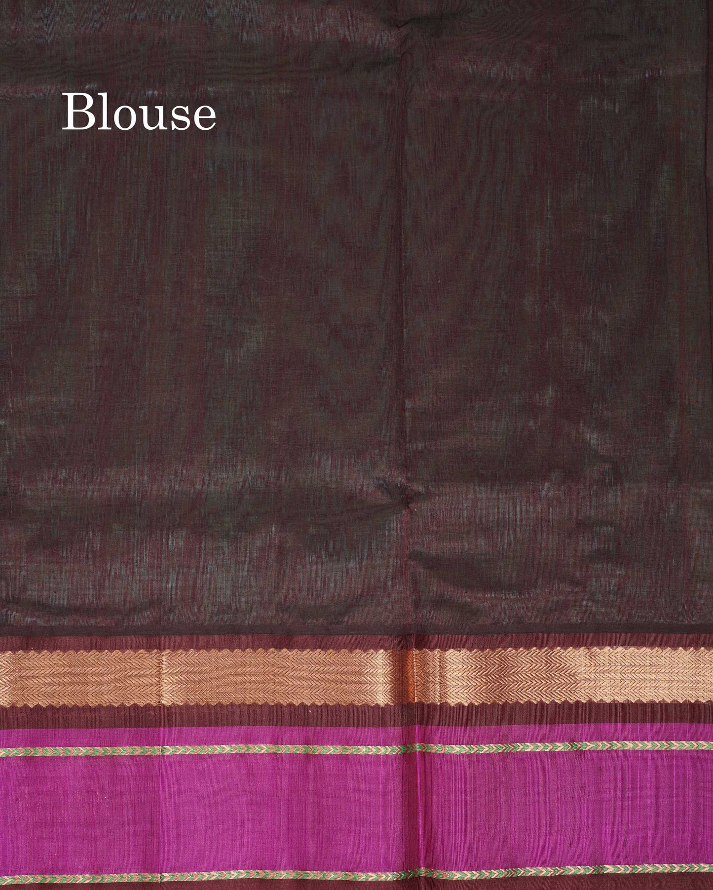 Beautiful Dual Tone Sapphire Green Pure Silk Cotton Saree With Contrast Vadamalli Traditional Border