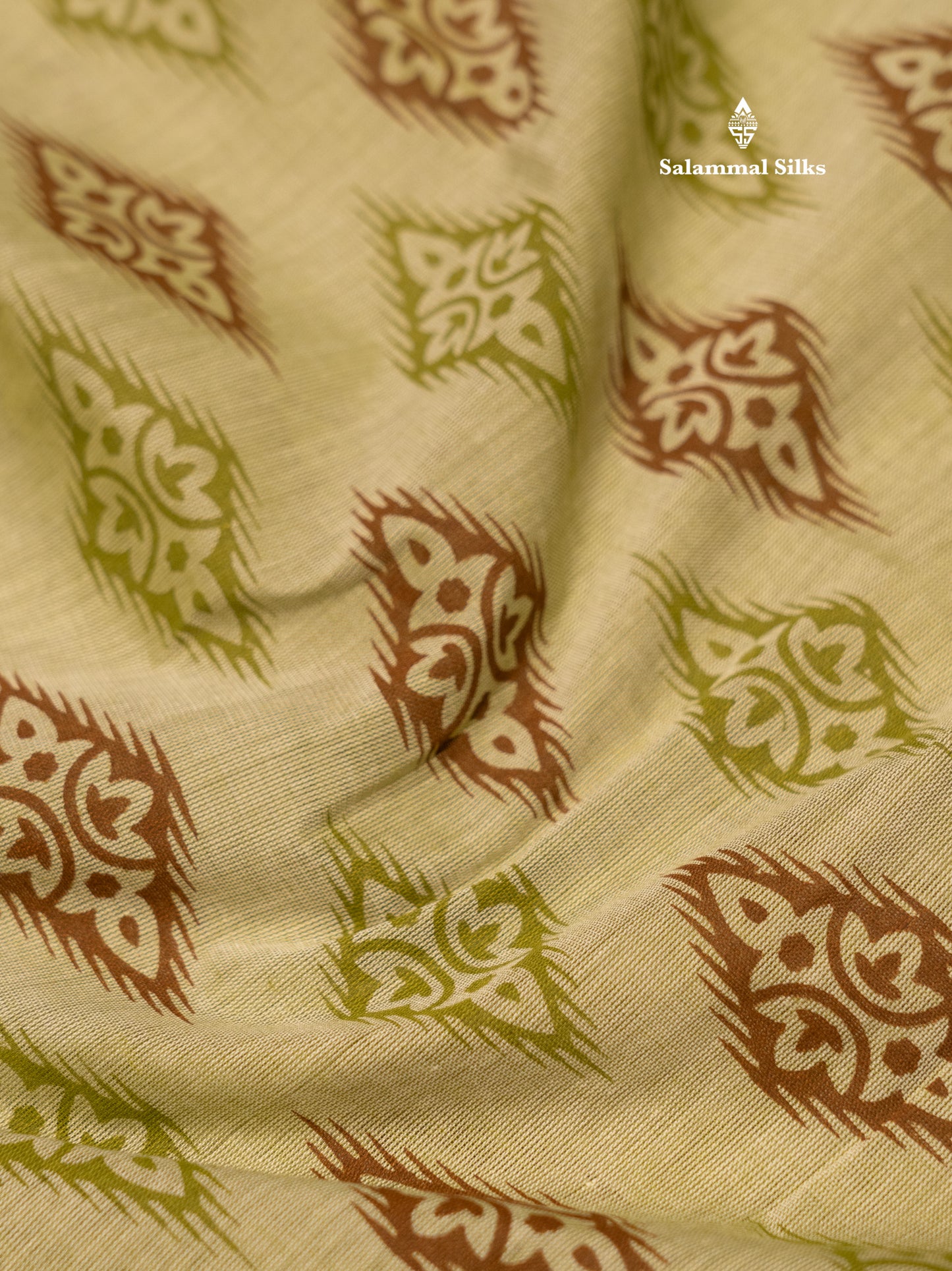 Pastel Blue Colour Printed Pure Cotton Saree With Ribbon Border