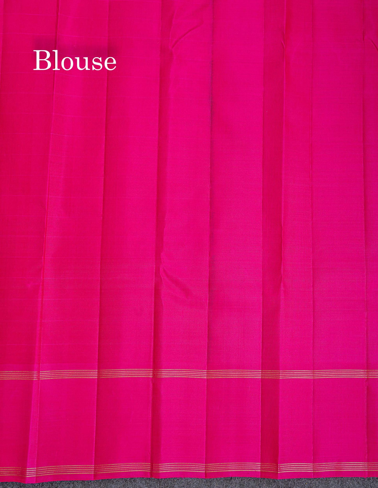 Pure Kanjivaram Silk Saree - Beige Colour Body Checks With Traditional Ganga Jamanu Gap Border