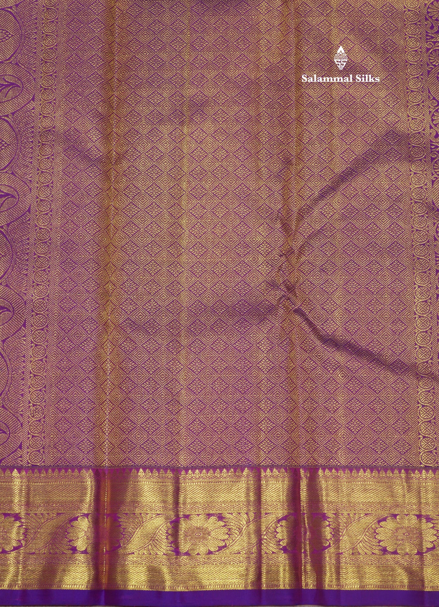 Vadamalli Colour Pure Kanjivaram Silk Saree With Gold Zari Border