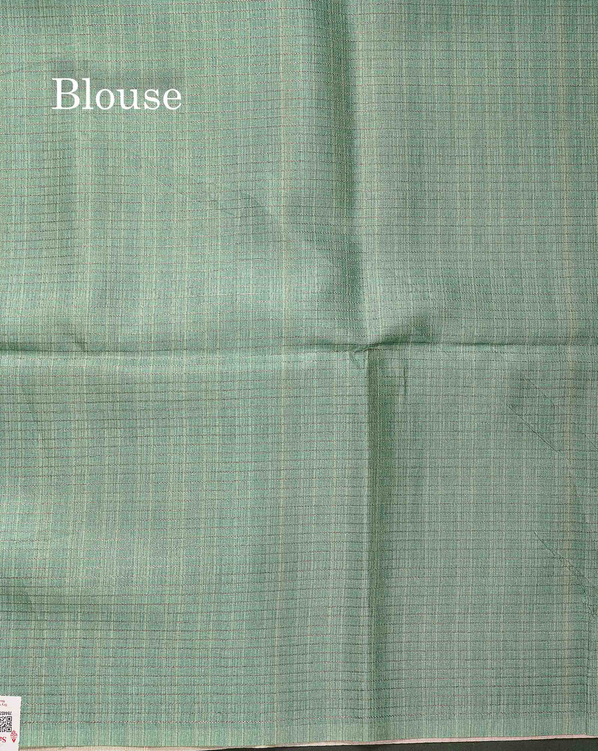 Semi Tussar Saree - Pink Colour Body With Contrast Sage Green Blouse