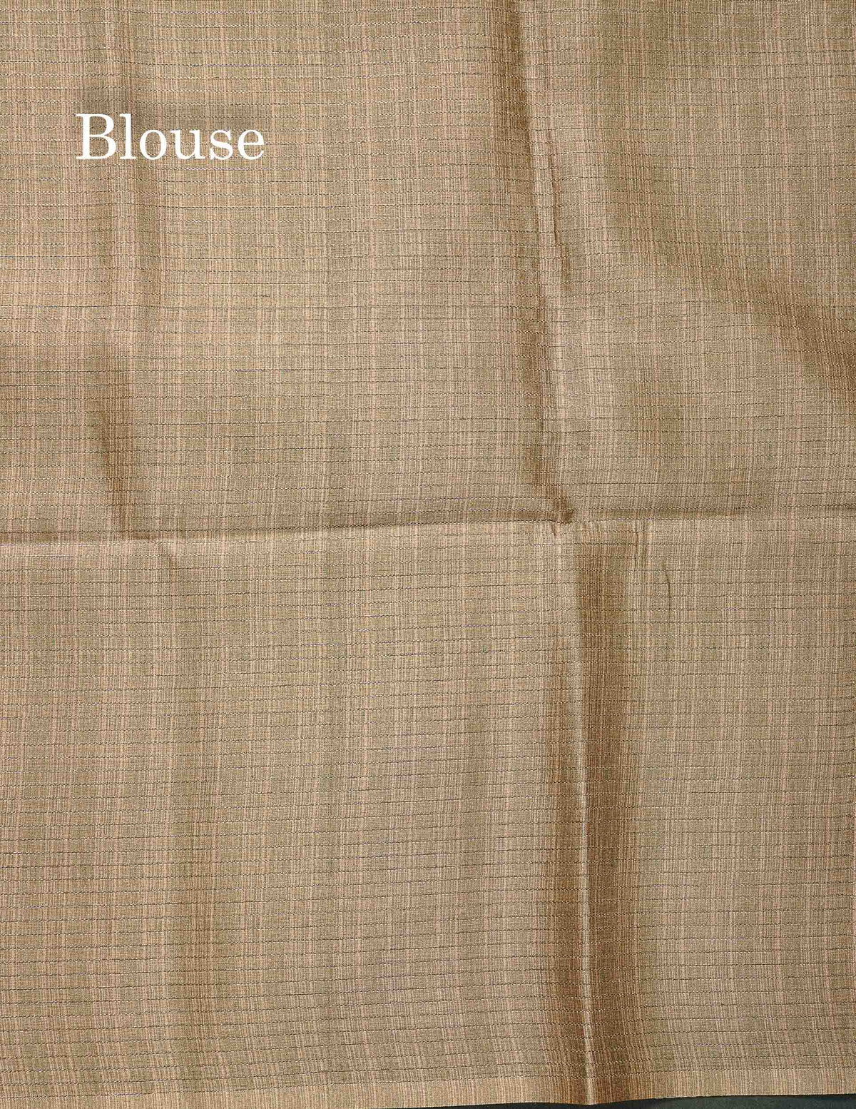 Semi Tussar Saree - Lavender Colour Body With Contrast Dual Tone Beige Blouse