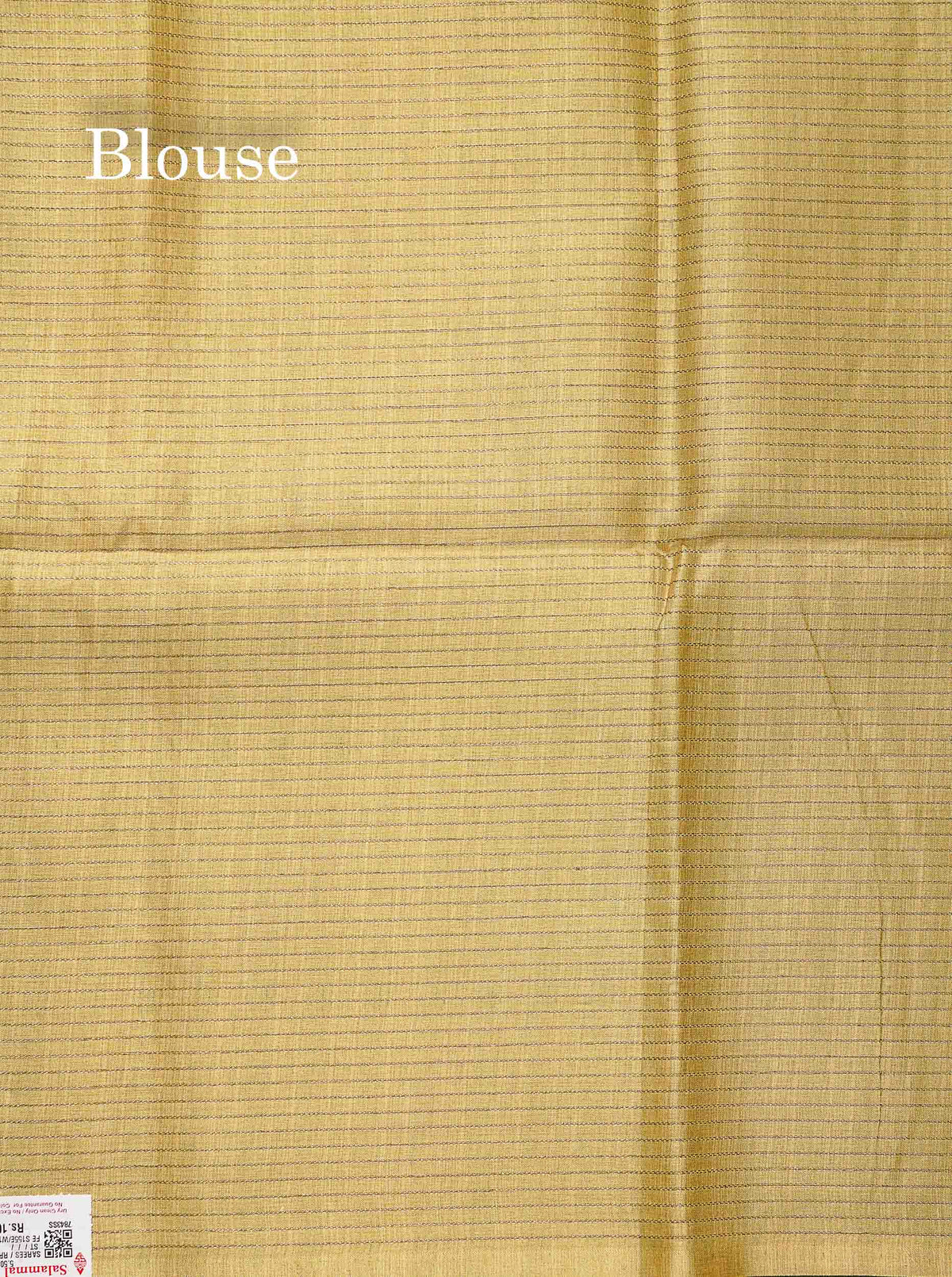 Semi Tussar Saree - Green Colour Body With Contrast Light Yellow Blouse