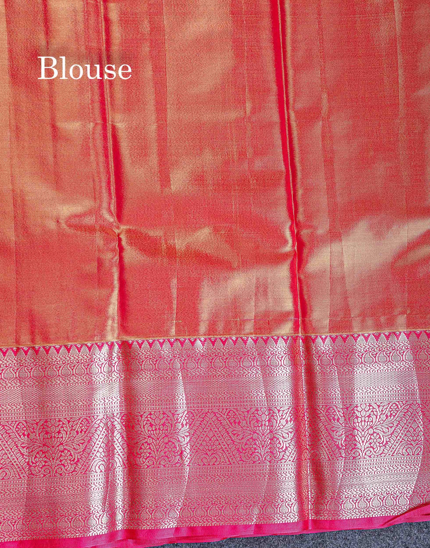Bridal Semi Silk Saree - Light Green Colour Body Tissue With Contrast Redish Pink Evening Morning Border