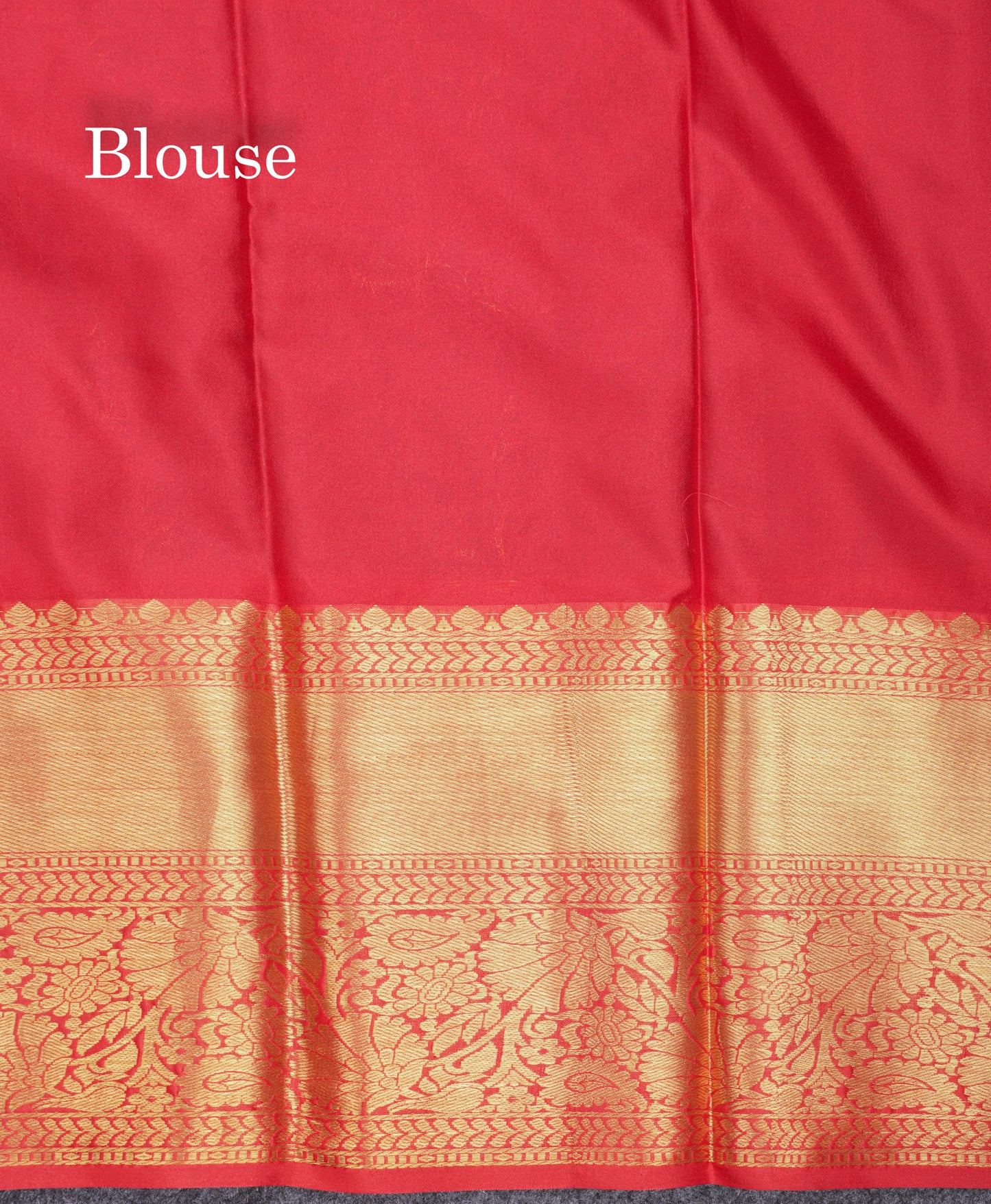 Beautiful Sapphire Green Bridal Pure Mix Kanjivaram Silk Saree With Contrast Chilly Red Border