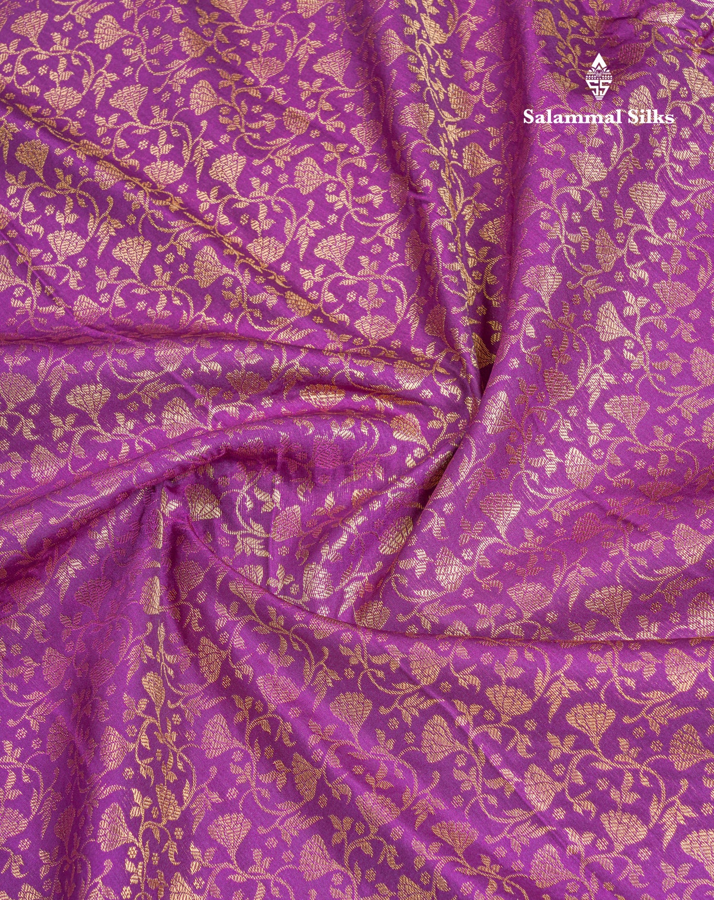 Sky Blue Bridal Semi Silk Saree With Contrast Vadamalli Border