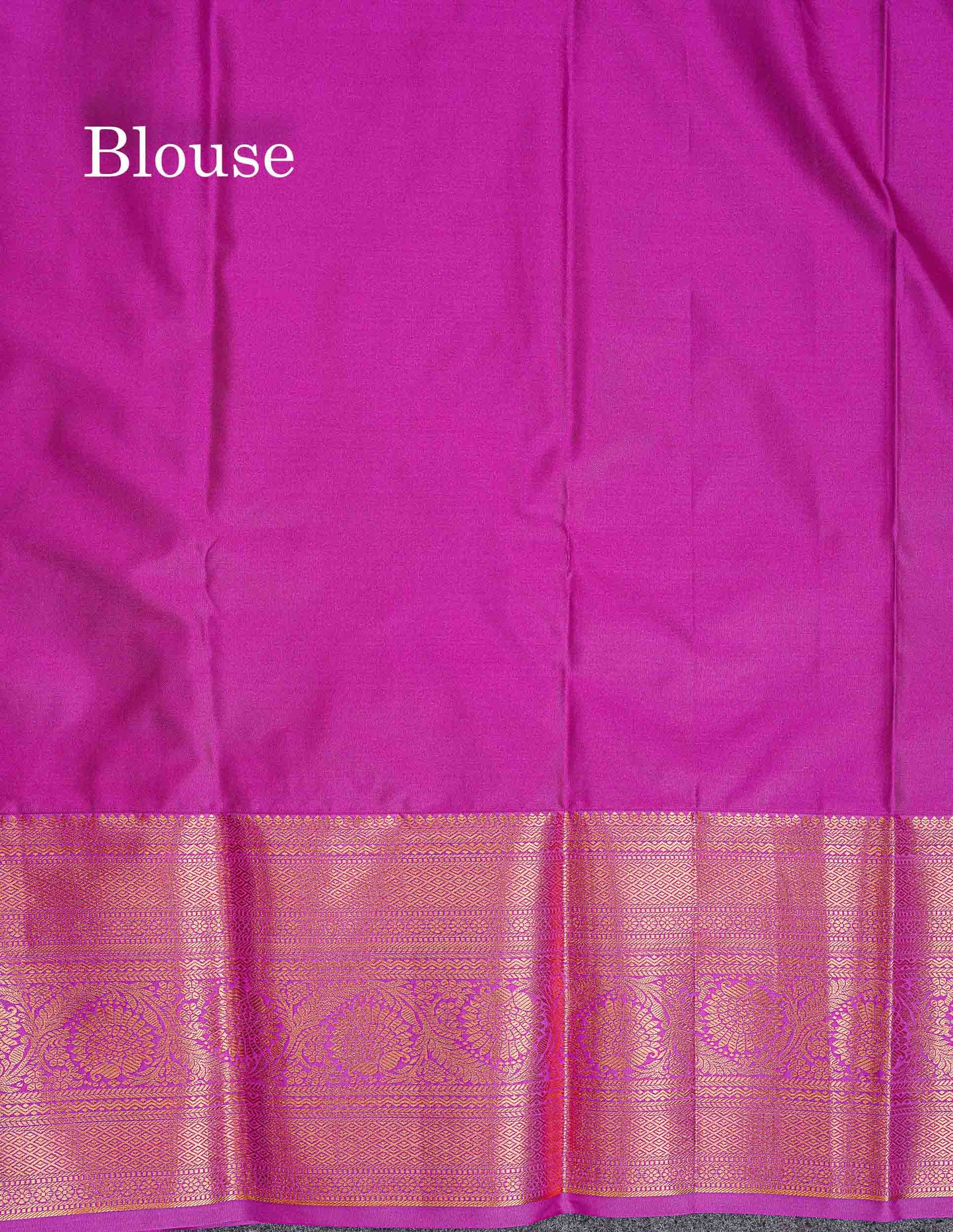 Bridal Semi Silk Saree - Navy Blue Colour Body With Contrast Vadamalli Traditional Evening Morning Border