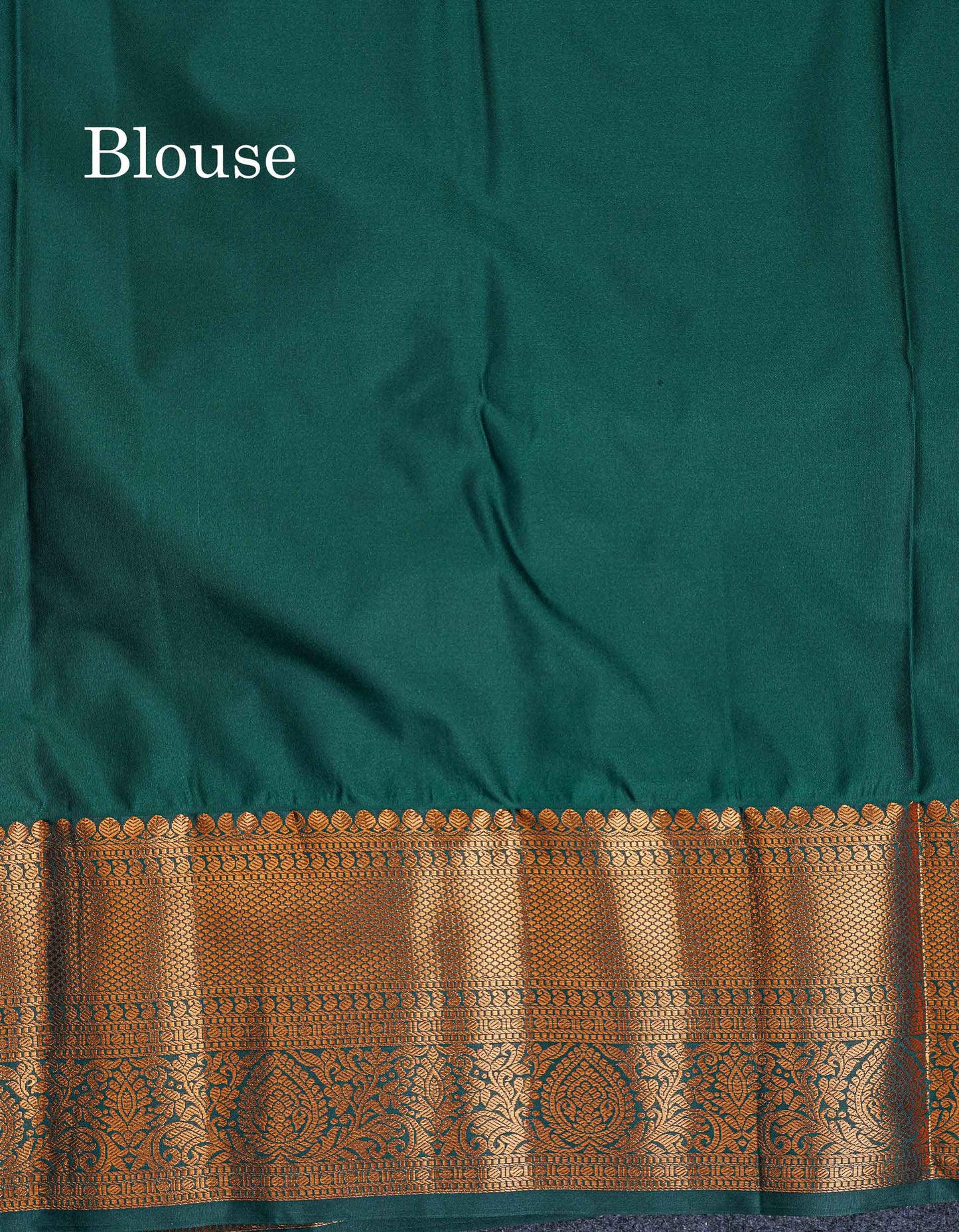 Bridal Semi Silk Saree - Onion Pink Colour Body With Contrast Bottle Green Border
