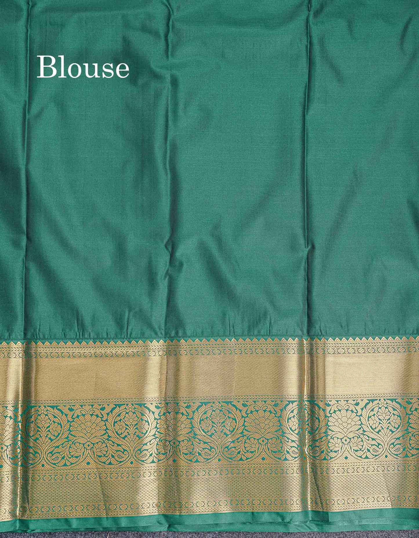 Bridal Semi Silk Saree - Light Pink Colour Body With Contrast Bottle Green Evening Morning Border
