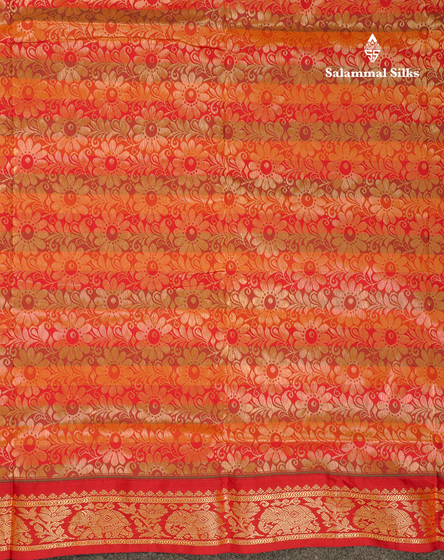 10 Yards Art Silk Saree Paalum Pazham Checks with Contrast Maroon Traditional Border