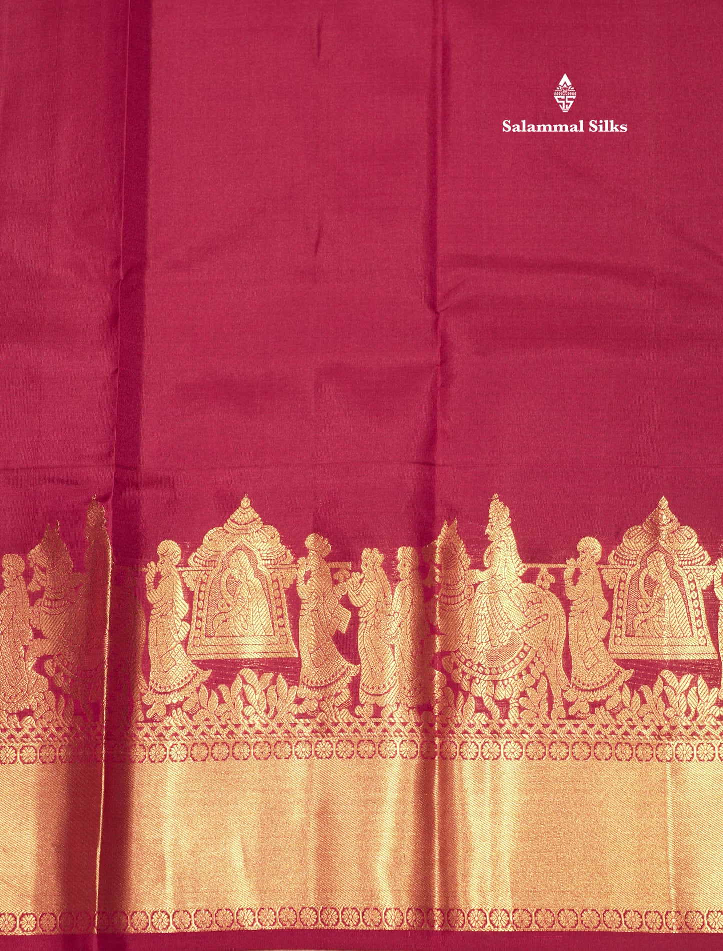 Black Colour Plain Pure Kanjivaram Silk Saree with Pallakku Border