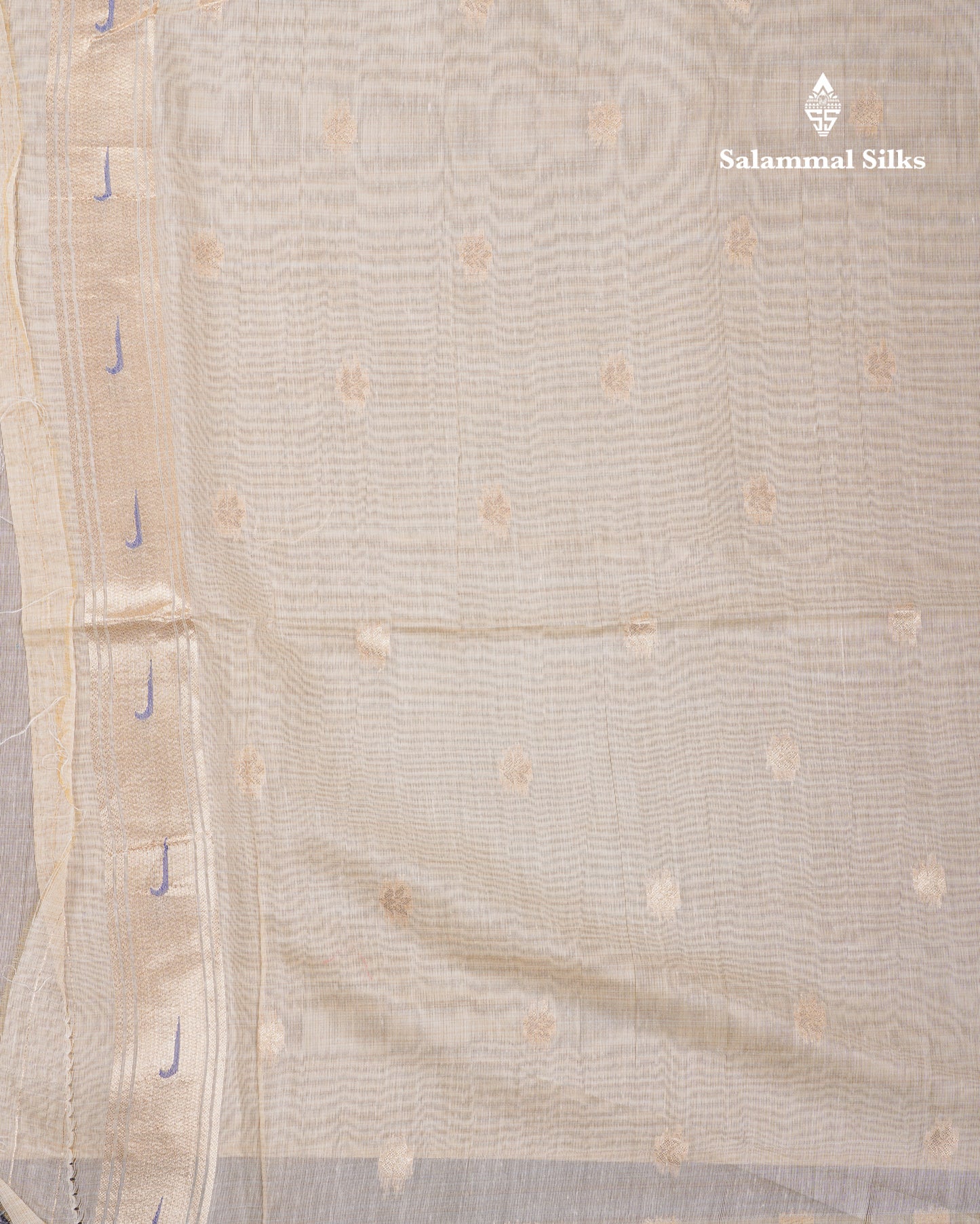 Beautiful Onion Pink Menakari Work Muga Cotton Saree With Fancy Border