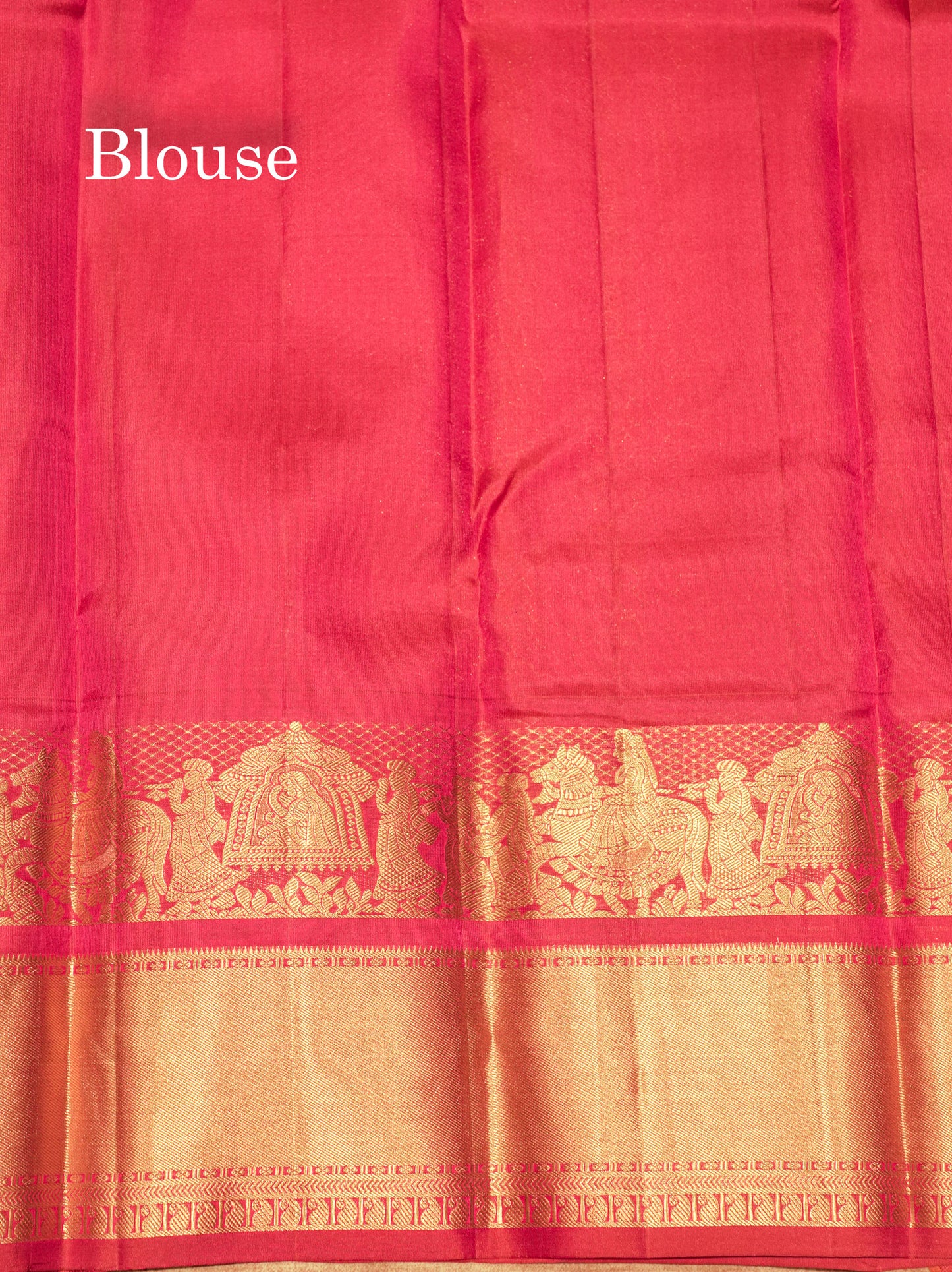 Royal Blue Colour Pure Kanjivaram Silk Saree with Pallakku Border