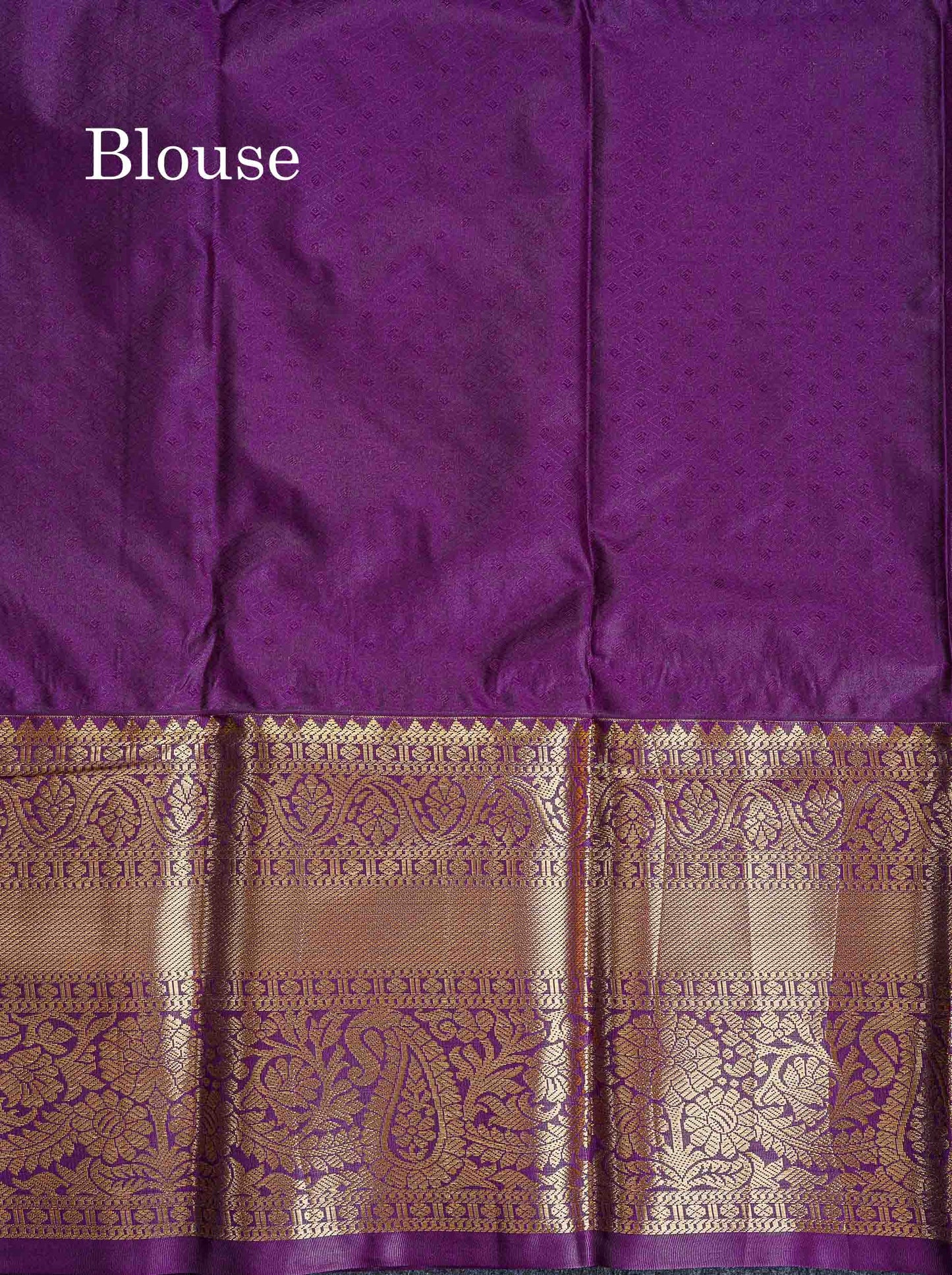 Bridal Semi Silk Saree - Green Colour Body With Contrast Dark Purple Traditional Evening Morning Border