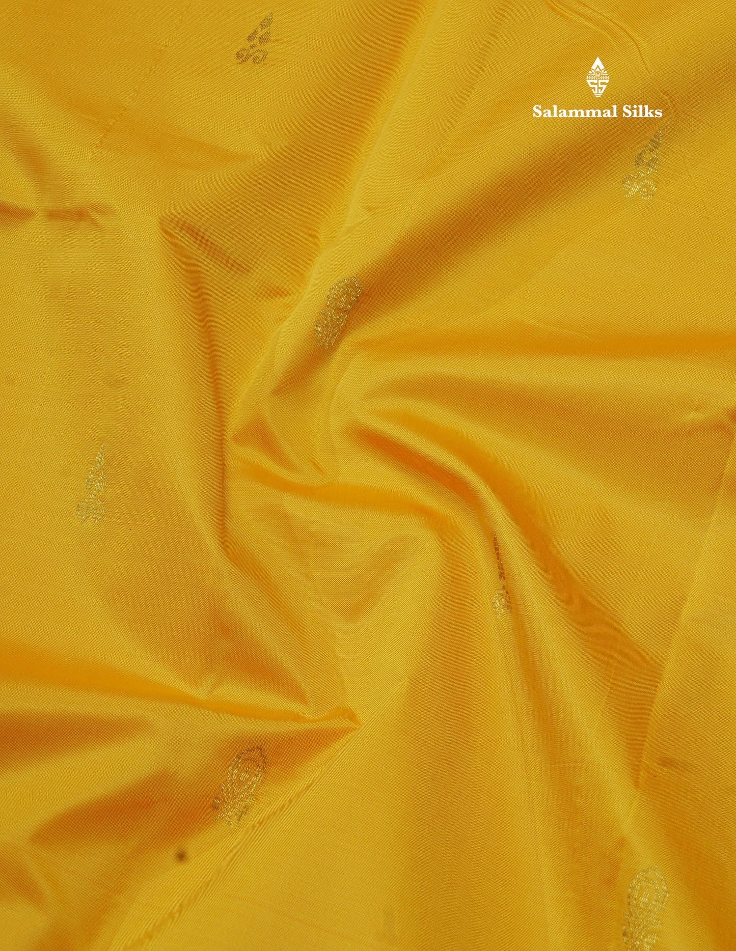 Yellow Pure Mix Saree With One Side Traditional Temple Bottle Green Border