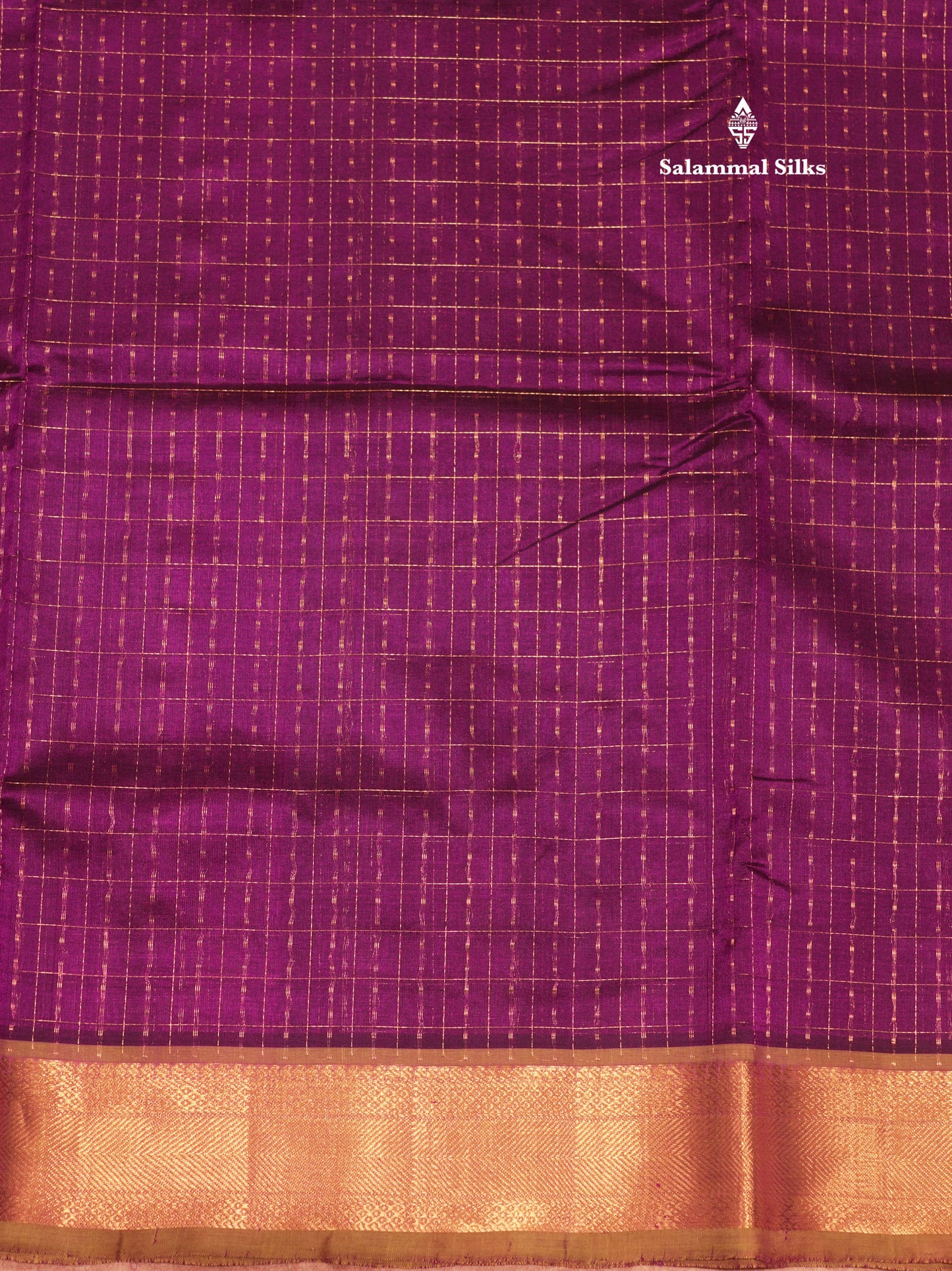 Lakshadeepam Violet Colour Pure Silk Cotton Saree With Contrast Parrot Green Border