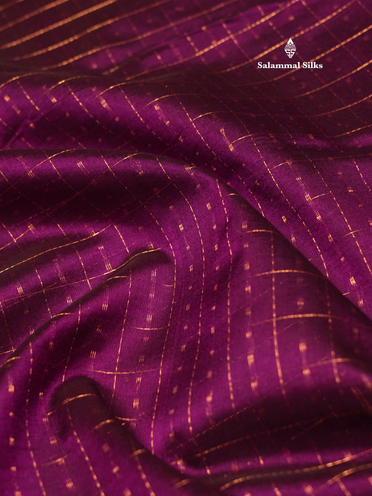 Lakshadeepam Violet Colour Pure Silk Cotton Saree With Contrast Parrot Green Border