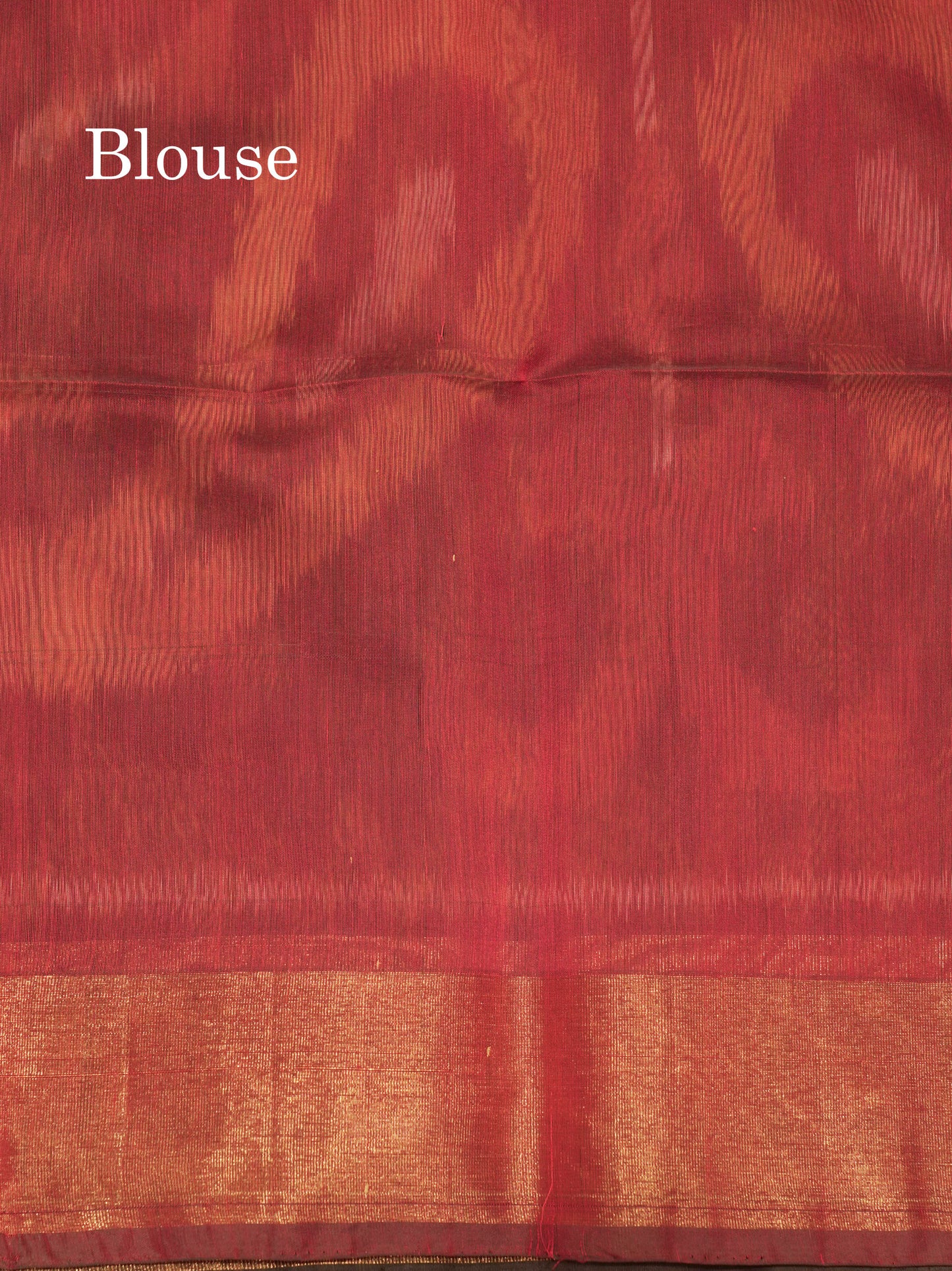 Premium Sandal Colour Pochampalli Cotton Saree With Gold Zari Border