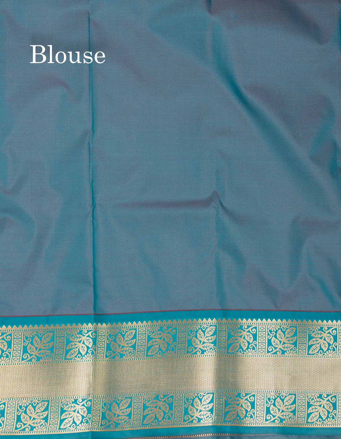 Beautiful Dark Maroon Semi Silk Saree With Contrast Peacock Blue Traditional Evening Morning Border