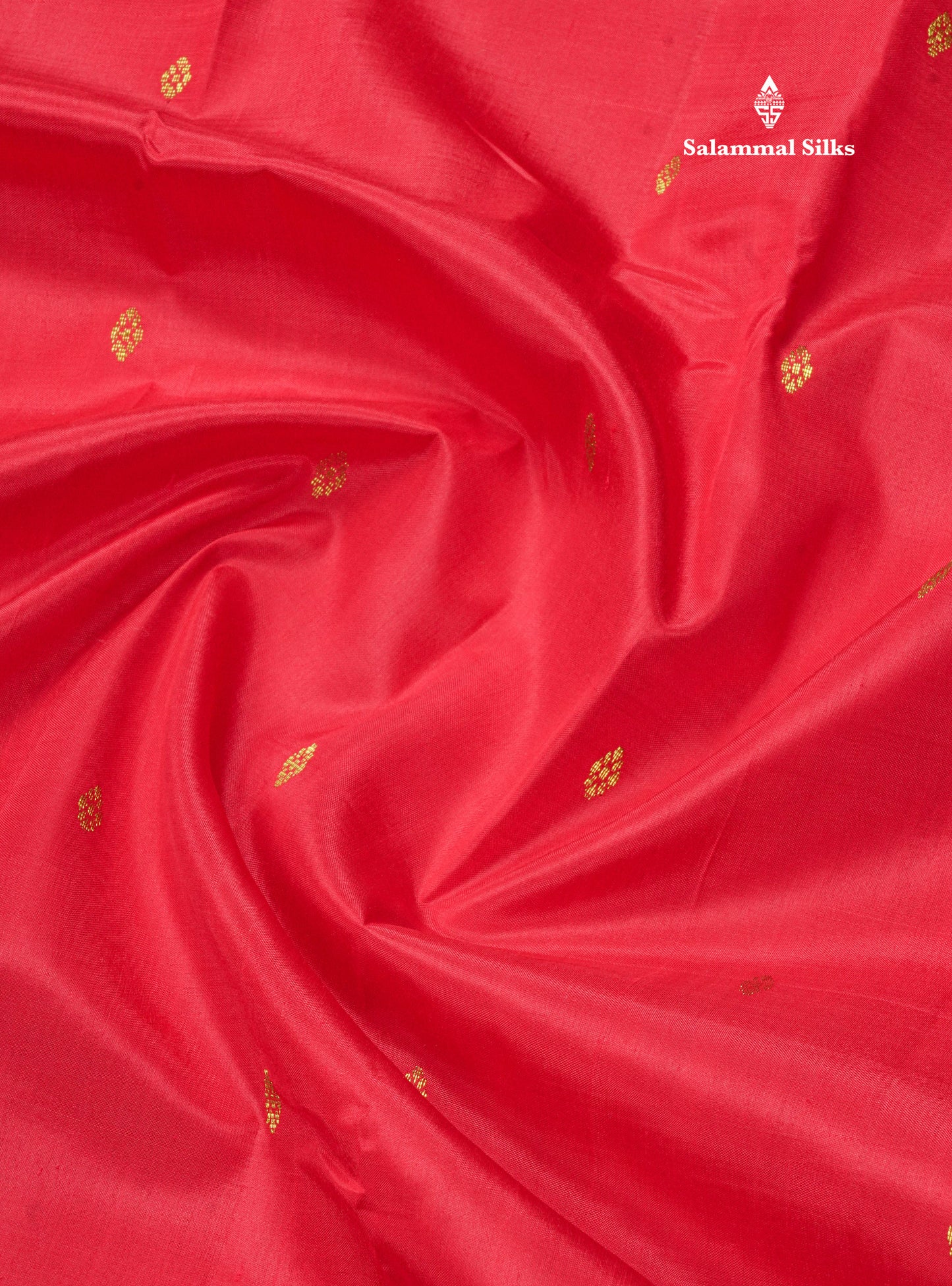 Chilly Red Pure Kanjivaram Silk Saree With Small One Side Contrast Purple Border