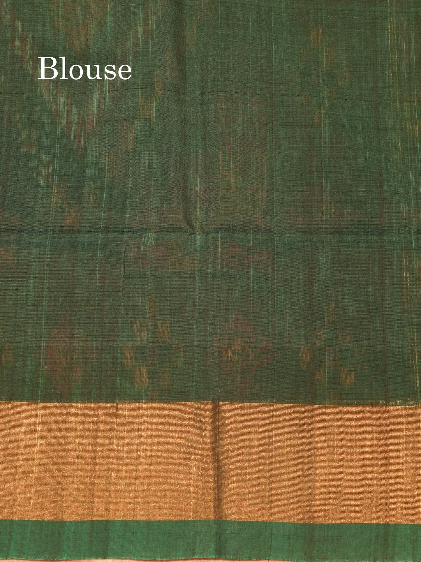 Premium Magenta Colour Pochampalli Pure Cotton Saree With Contrast Bottle Green Border