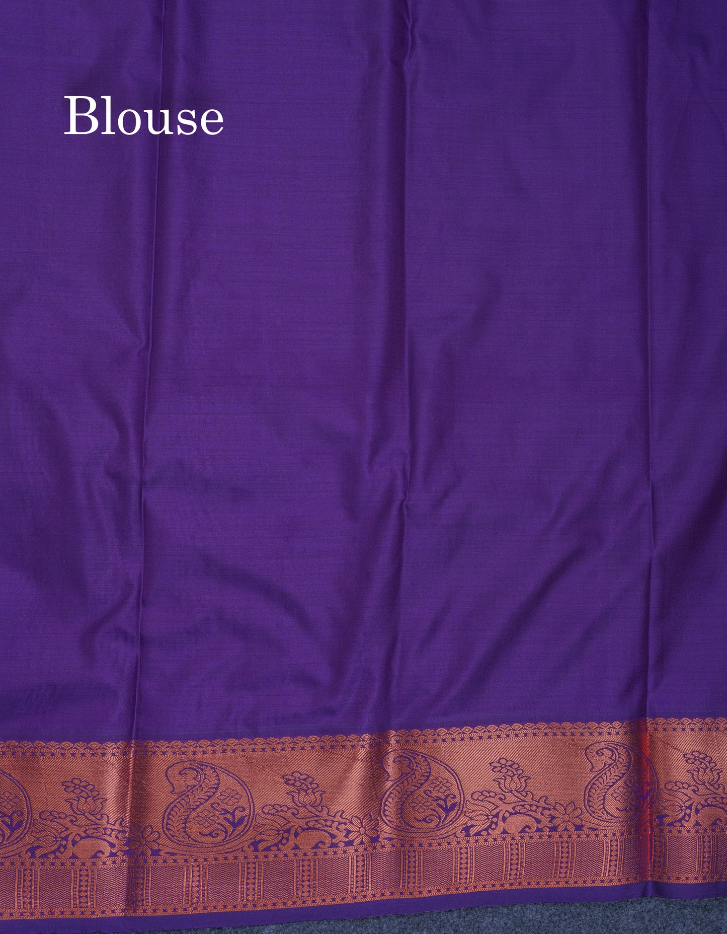 Manthulir Green Semi Silk Saree With Contrast Violet Blouse