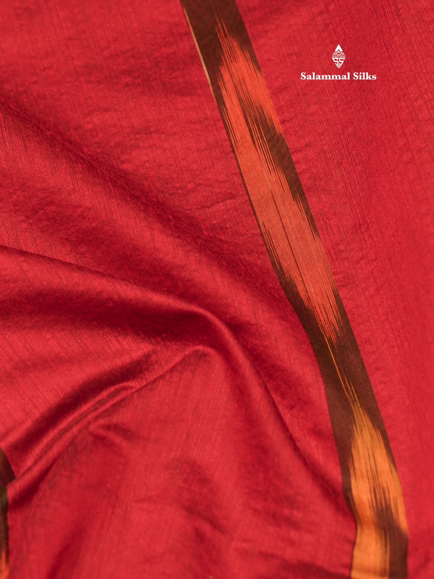 Blue Colour Pochampalli Cotton Saree With Tissue Border