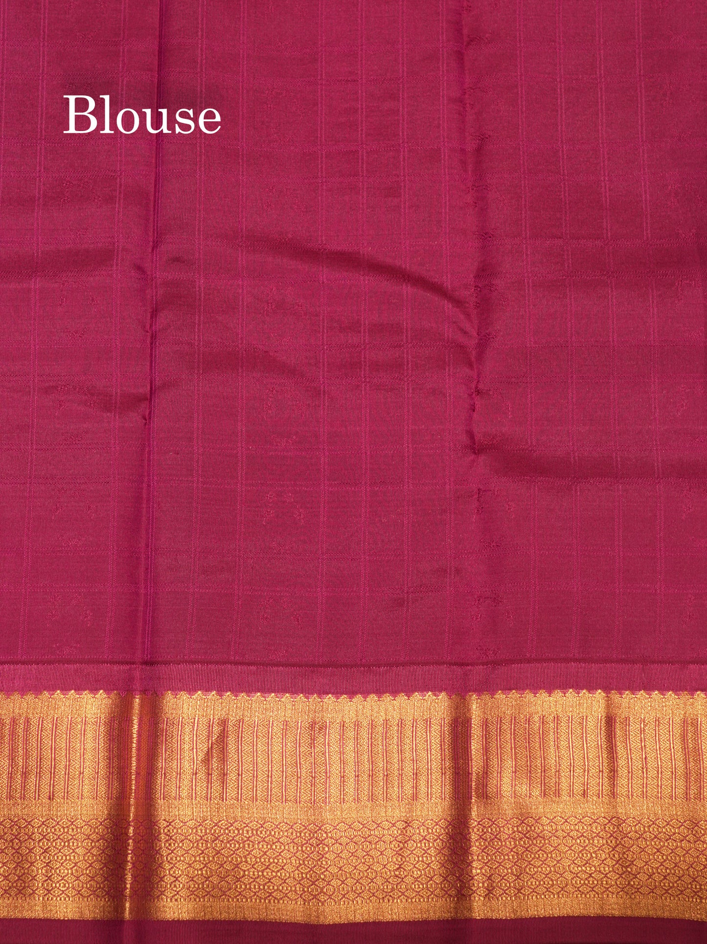 Blue Colour Pure Kanjivaram Silk Saree With Contrast Vadamalli Border