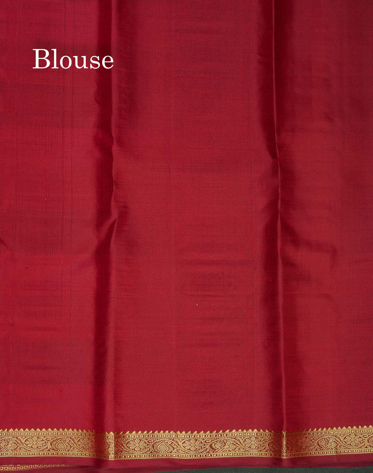 Pure Kanjivaram Silk Saree - Paalum Pazham Checks & Butta With Contrast Maroon Blouse