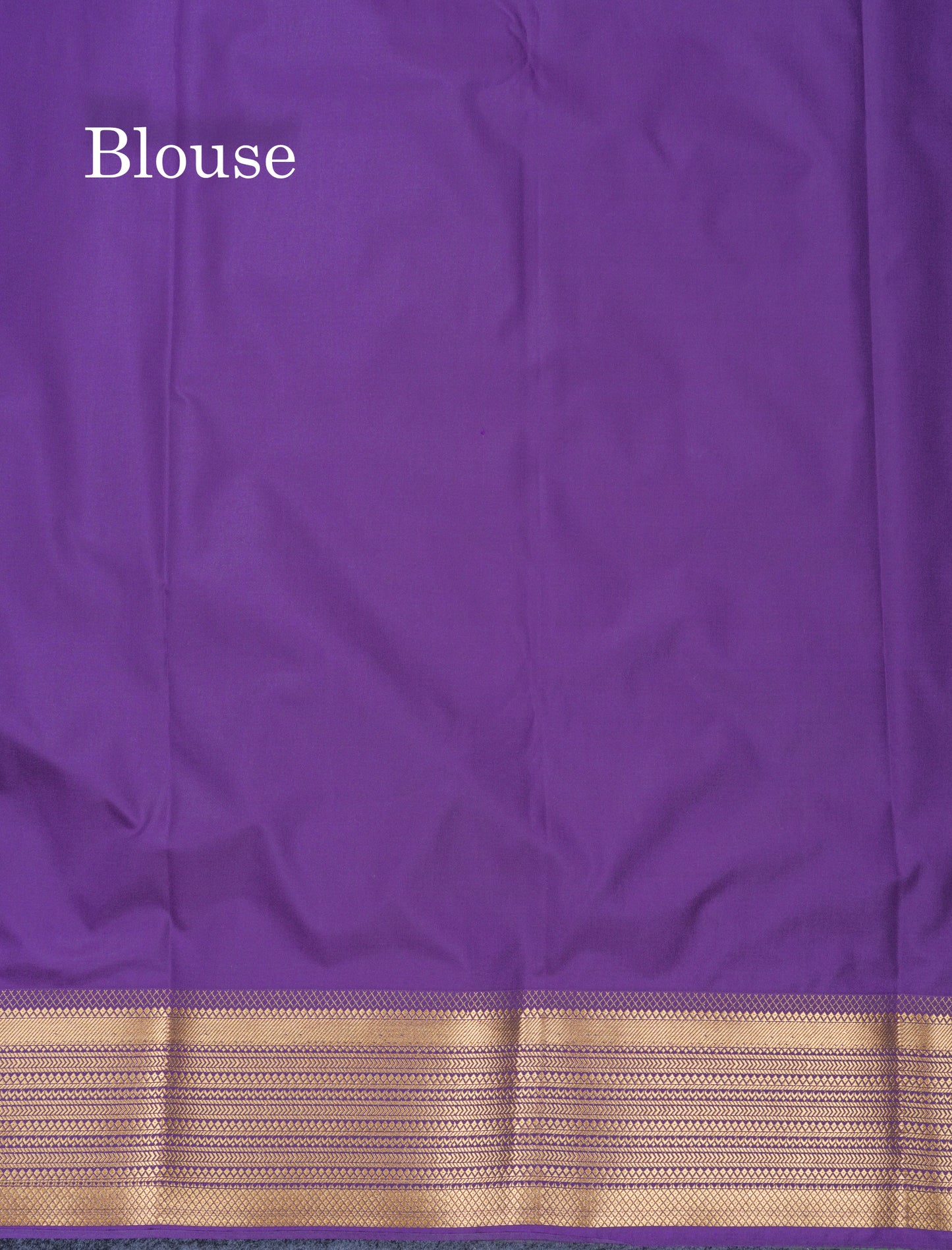 Dual Tone Olive Green Semi Silk Saree With Contrast Purple Blouse