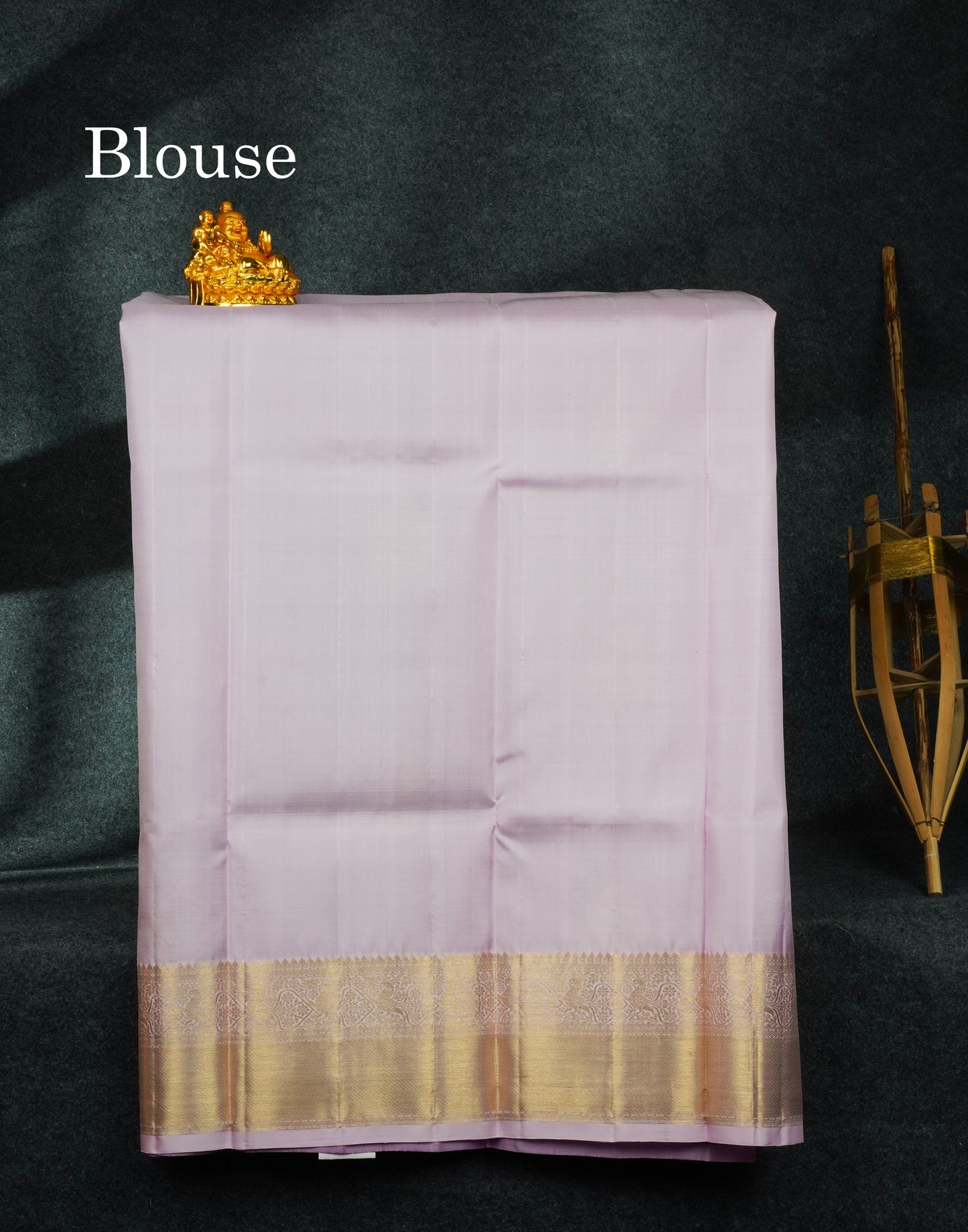 Pure Silk Pattu Pavadai (Dark Magenta) With Baby Pink Blouse 44"