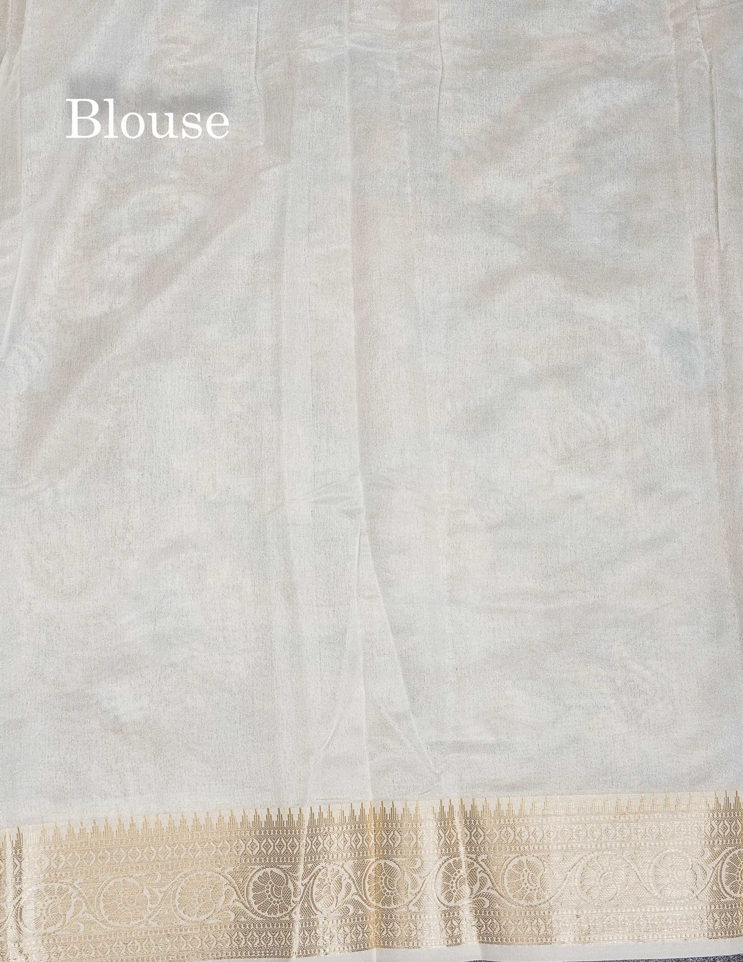 Semi Tussar Saree - Mehandi Green Colour Body With Contrast Half White Fancy Border
