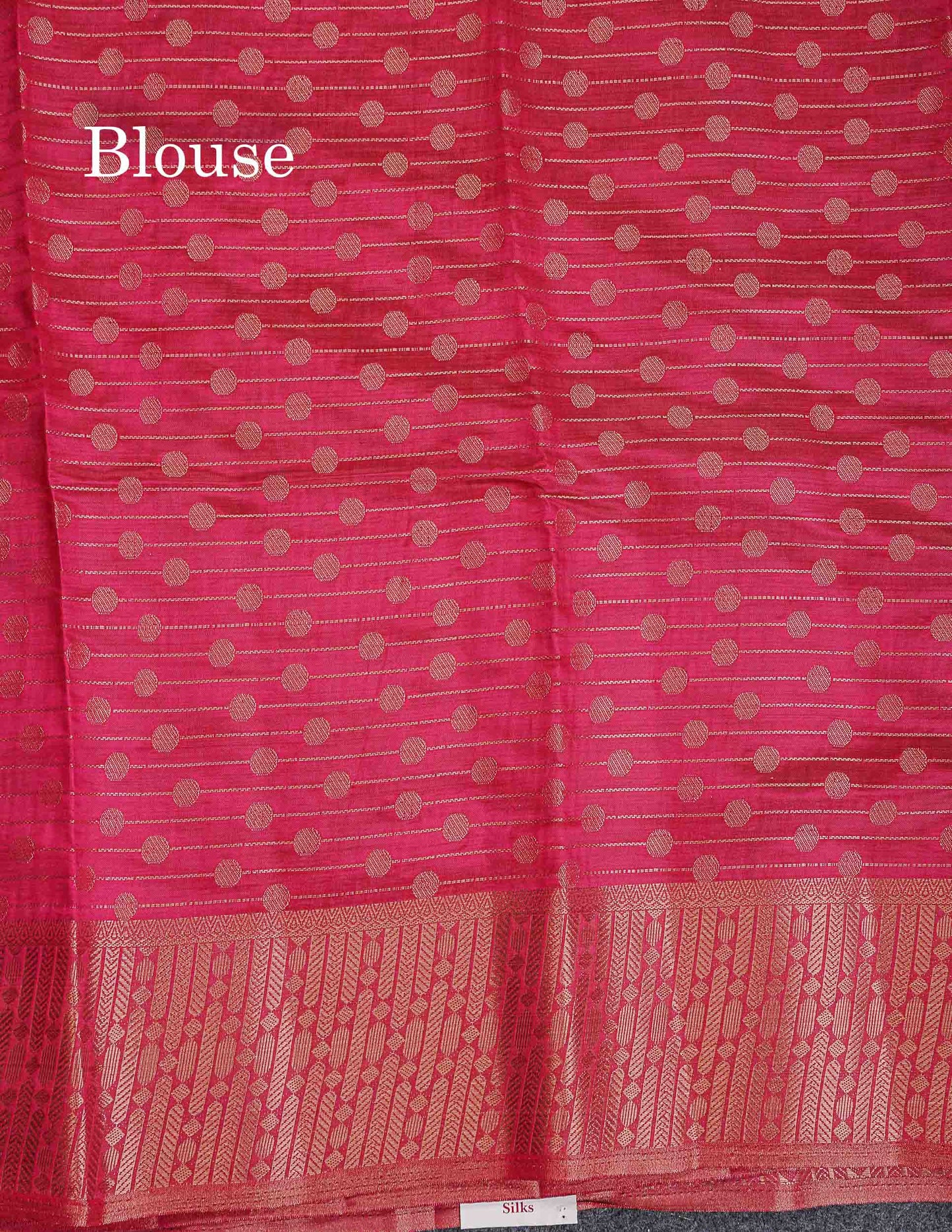 Semi Raw Silk Saree - Anandha Blue Colour Body With Contrast Pink Fancy Border