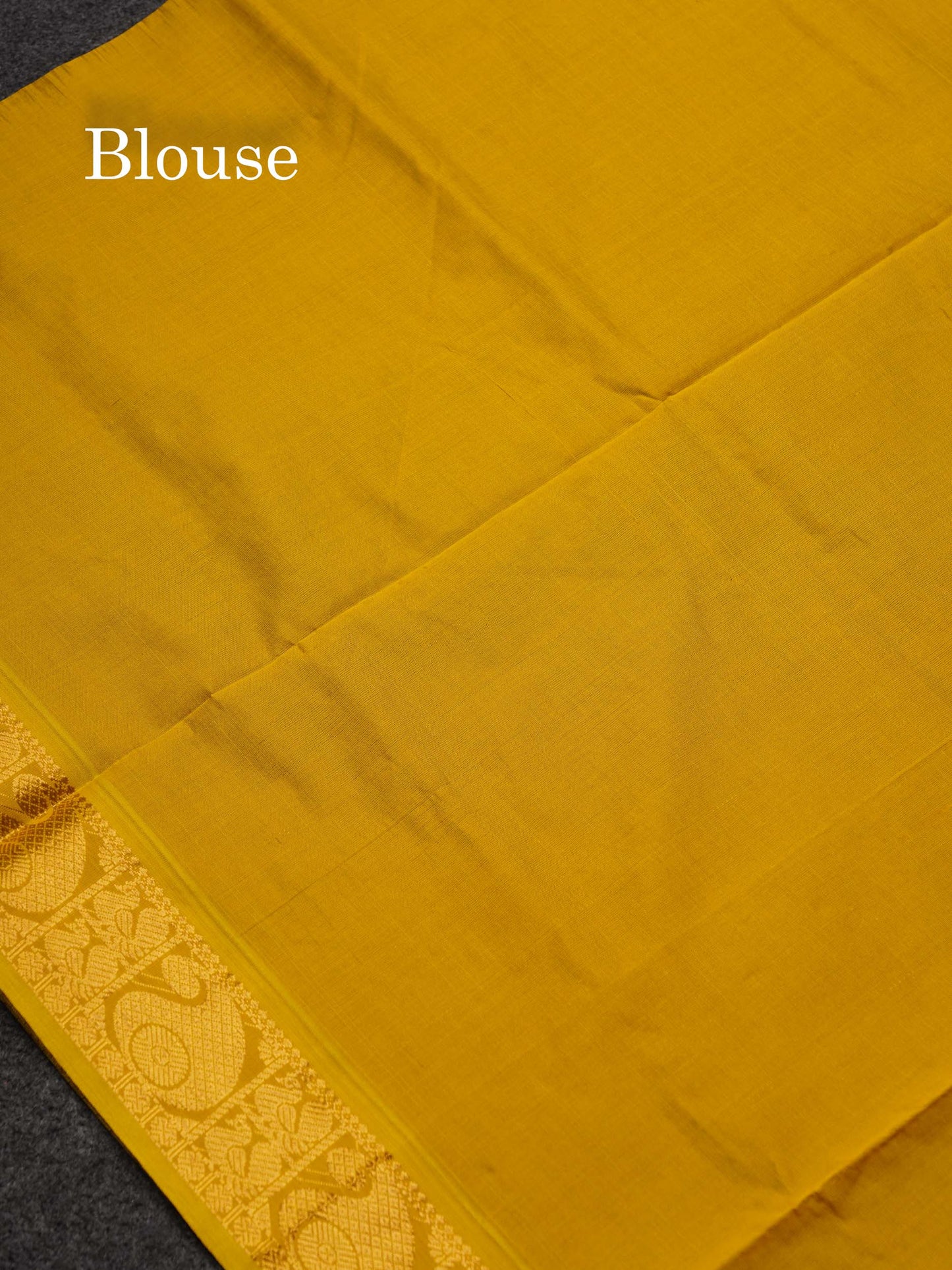 Beautiful Dual Tone Blue Small Checks Semi Silk Cotton Saree With Contrast Dark Sandal Blouse