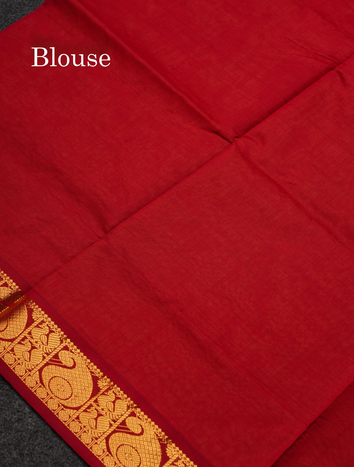 Beautiful Sandal Small Checks Semi Silk Cotton Saree With Contrast Maroon Blouse