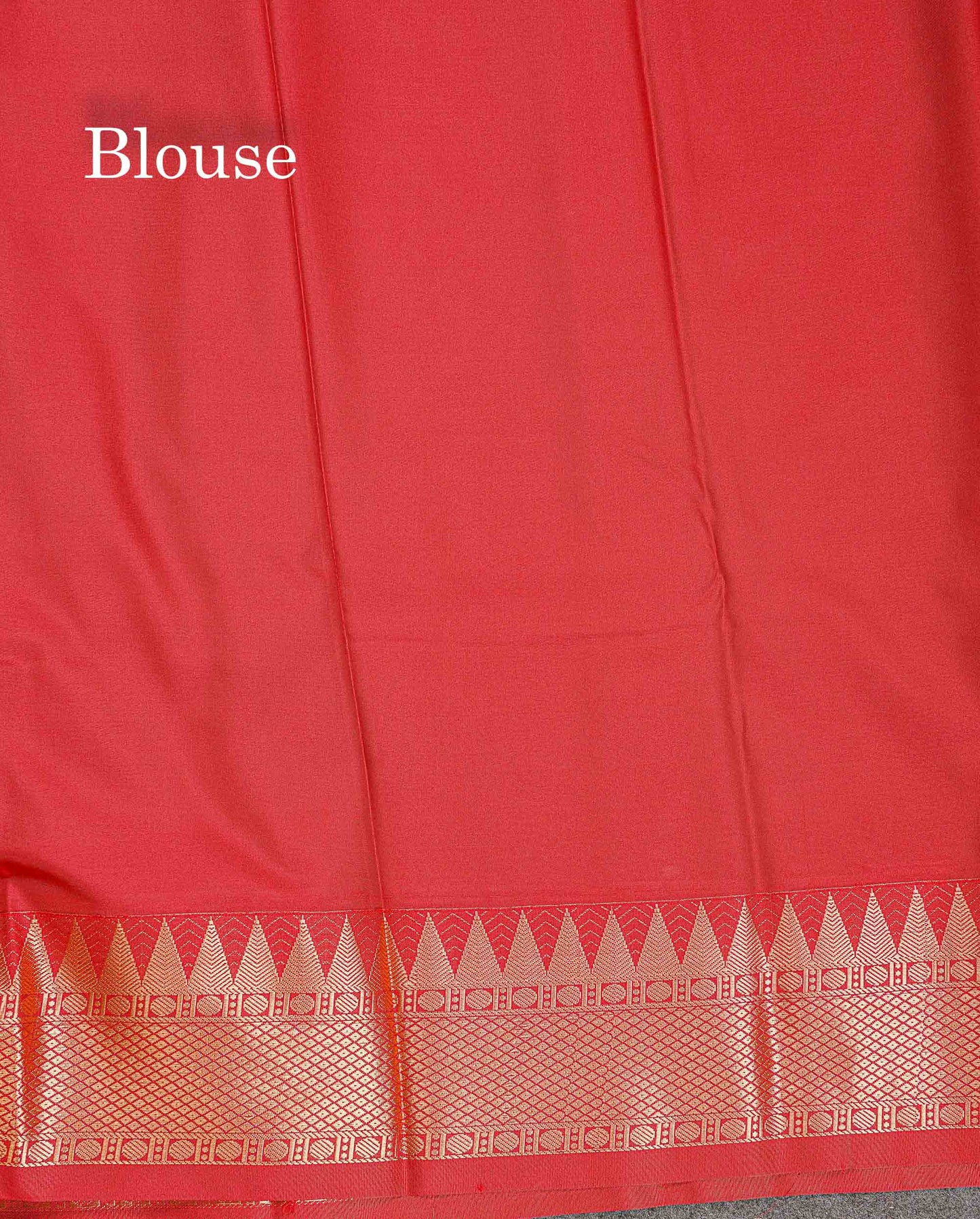 Semi Silk Saree - Anandha Blue Colour Body Plain With Contrast Maroon Traditional Temple Border
