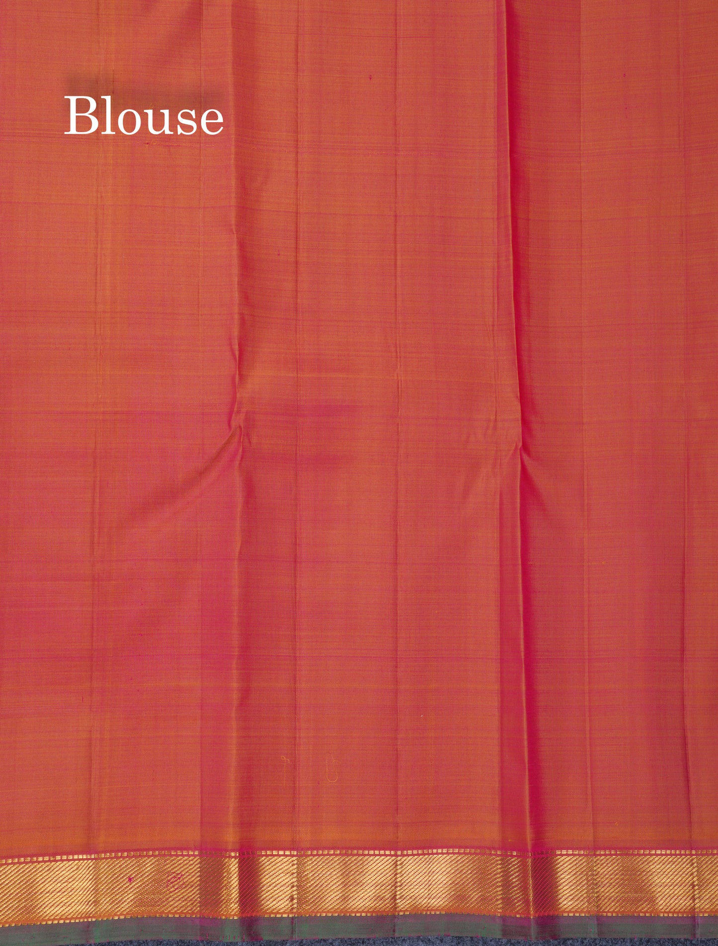 Magenta Pink Plain Pure Kanjivaram Silk Saree With Contrast Mustard Yellow Small Border