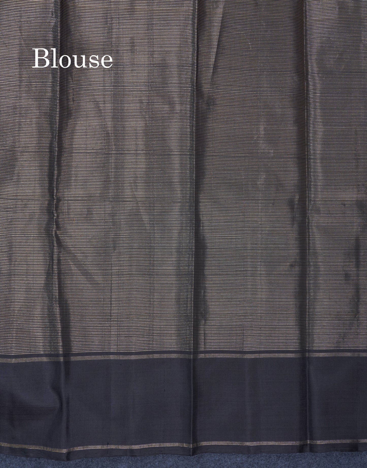 Olive Green Tissue Pure Kanjivaram Silk Saree With Contrast Black Rettapet Border
