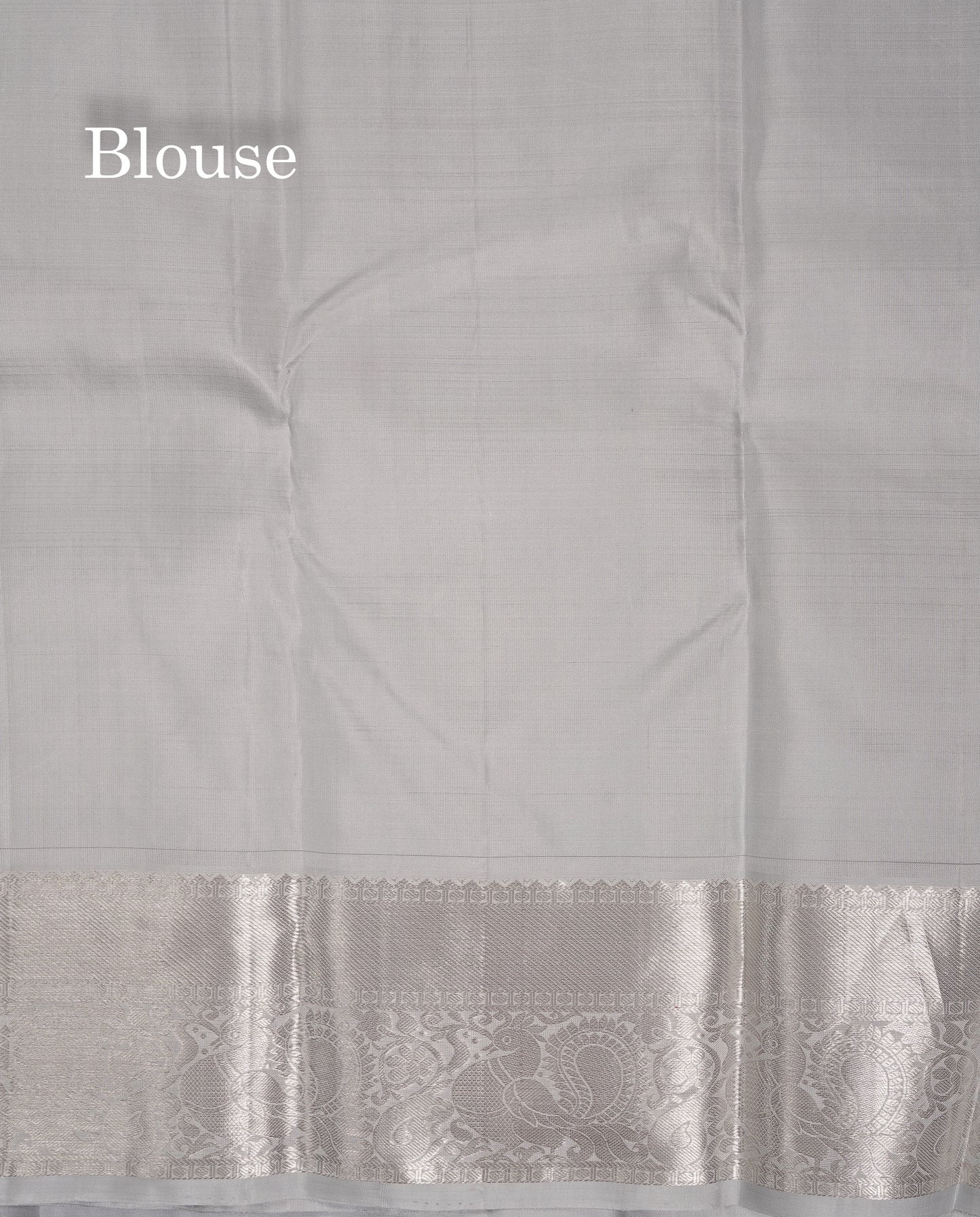Beautiful Dark Magenta Pure Kanjivaram Silk Saree With Contrast Silver Grey Traditional Medium Border