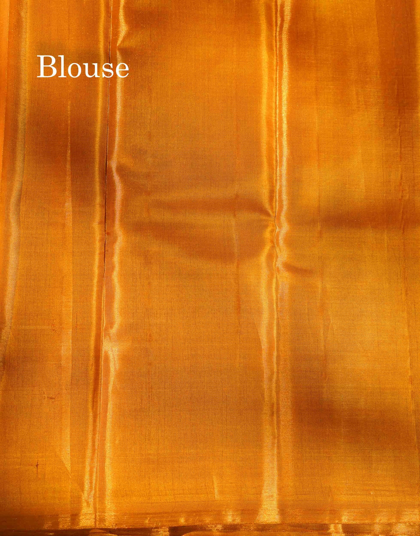 Gold Colour Tissue Bridal Pure Kanjivaram Silk Saree With Fancy Turning Border