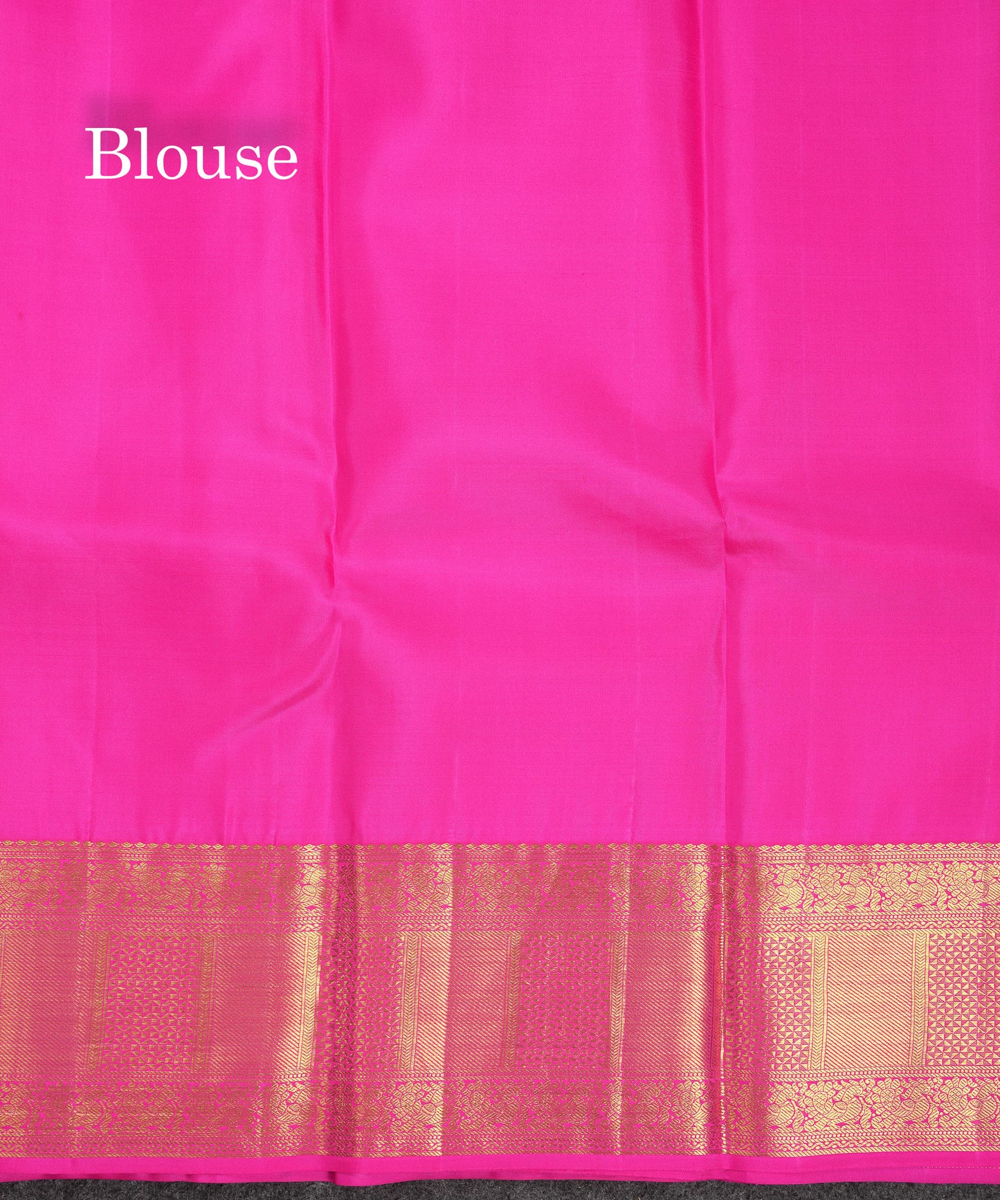 Beautiful Lavender Bridal Pure Kanjivaram Silk Saree With Contrast Pink Traditional Border