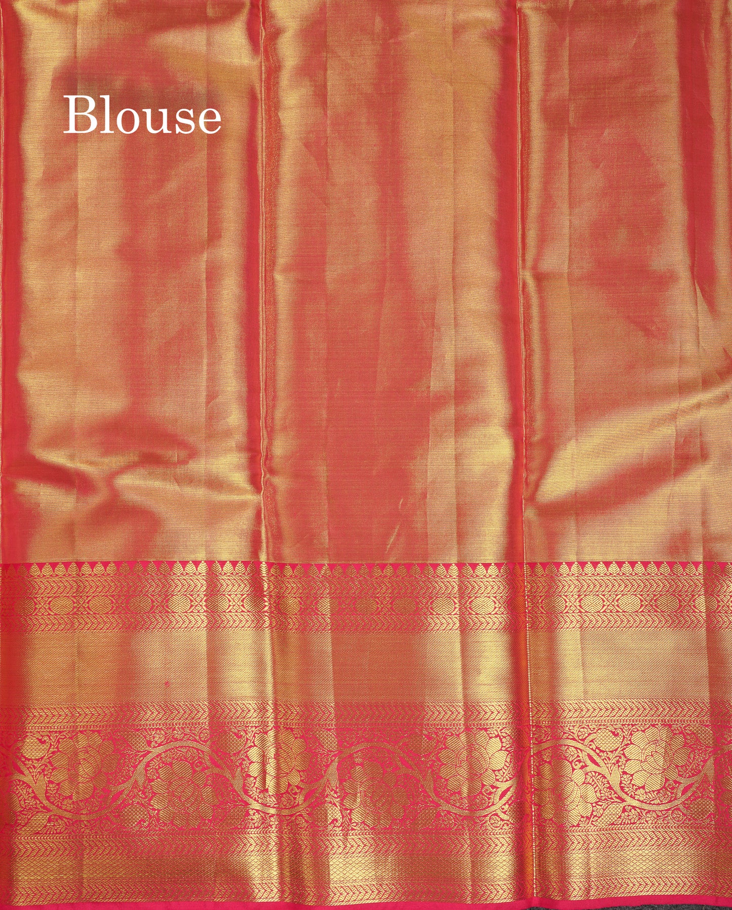 Beautiful Light Rexona Tissue Bridal Pure Kanjivaram Silk Saree With Contrast Pink Traditional Evening Morning Border
