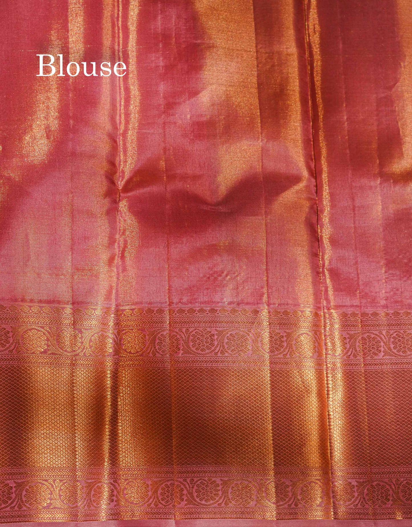 Beautiful Light Rexona Tissue Bridal Pure Kanjivaram Silk Saree With Contrast Onion Pink Traditional Evening Morning Border