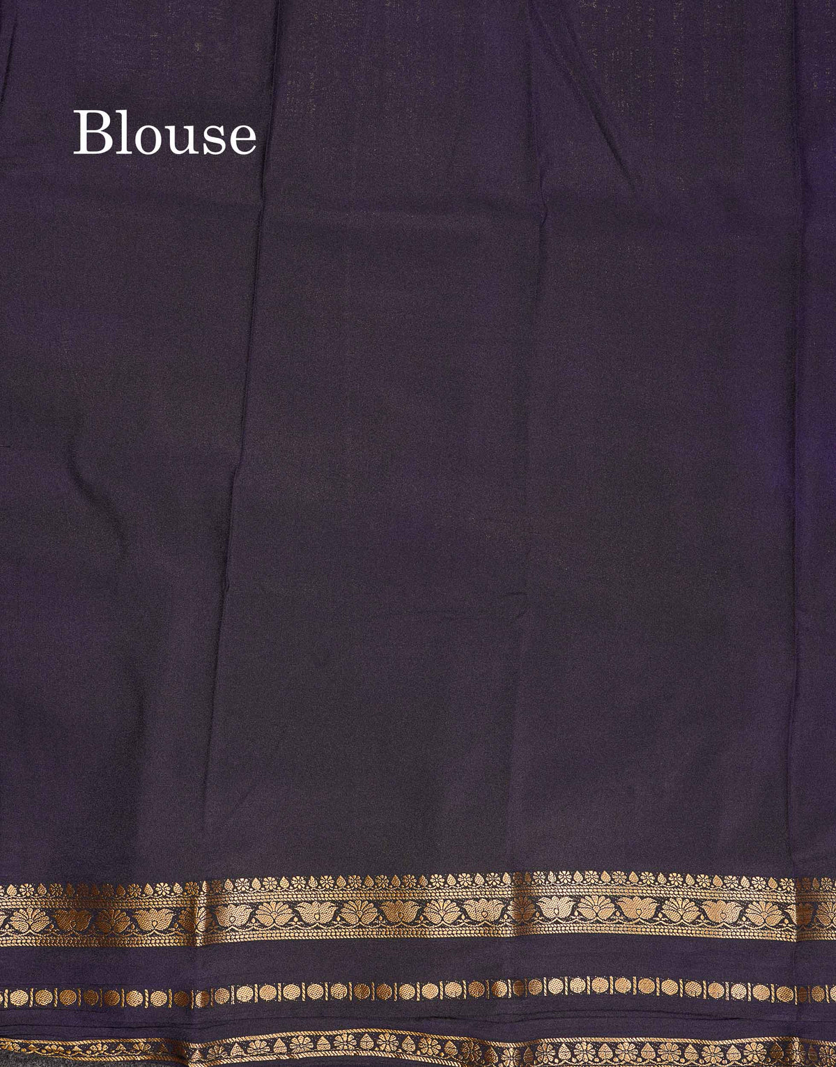 Semi Crepe Silk Saree - Magenta Pink Colour Body Plain With Contrast Navy Blue Border