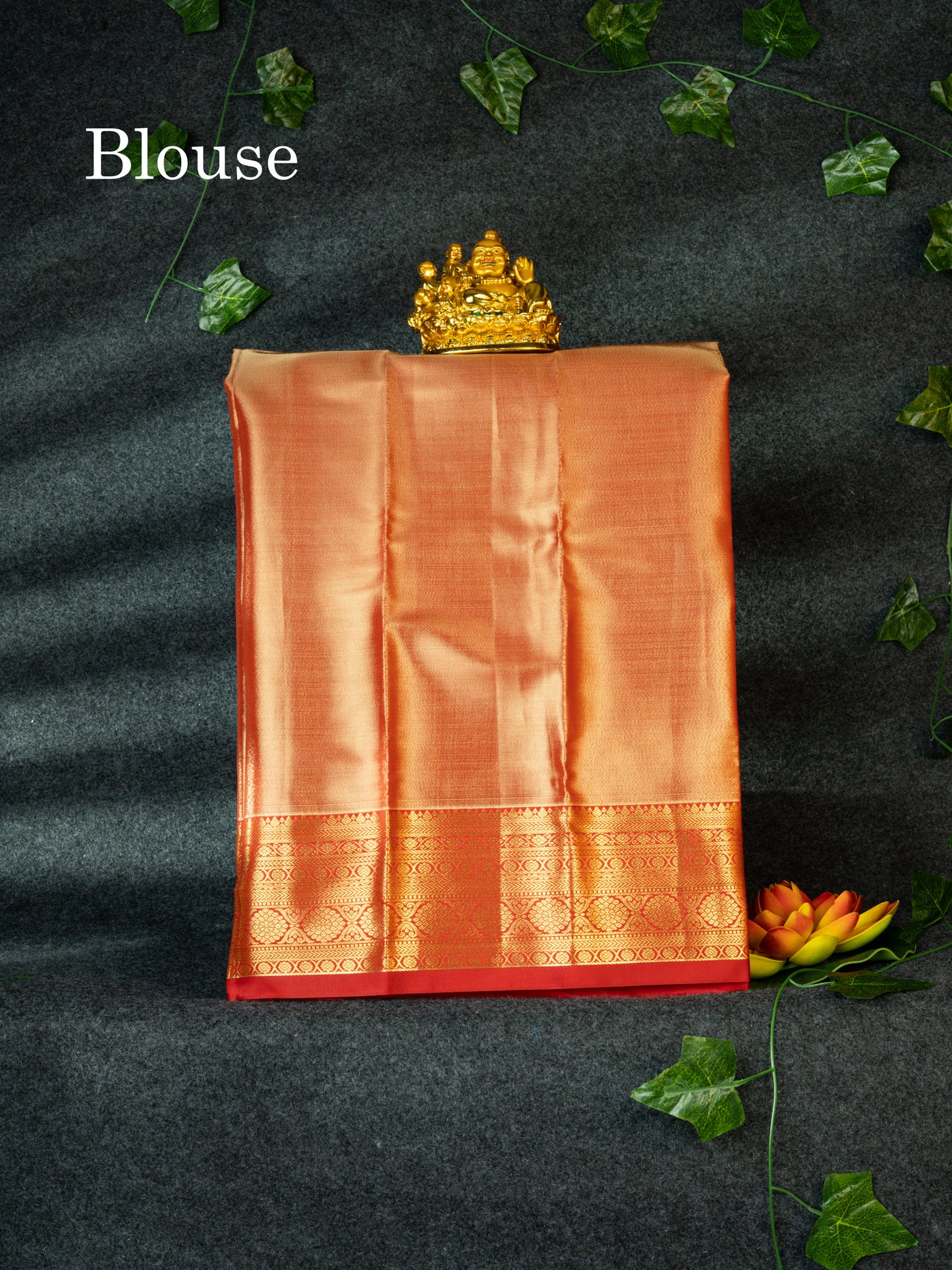 Semi Silk Pattu Pavadai (Light purple) With Red blouse 18"