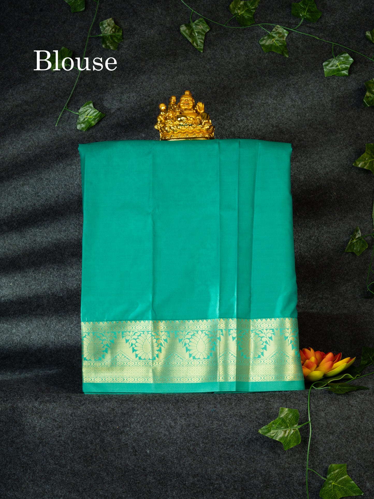 Semi Pattu Pavadai ( Chilly Red ) With Rexona Blouse 18"