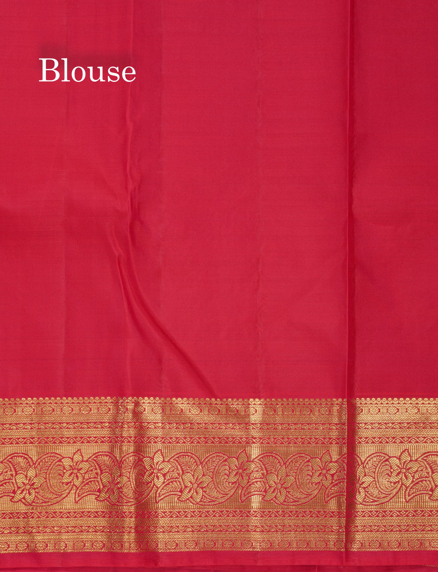 Reddish Pink Bridal Pure Kanjivaram Silk Saree With Traditional Border