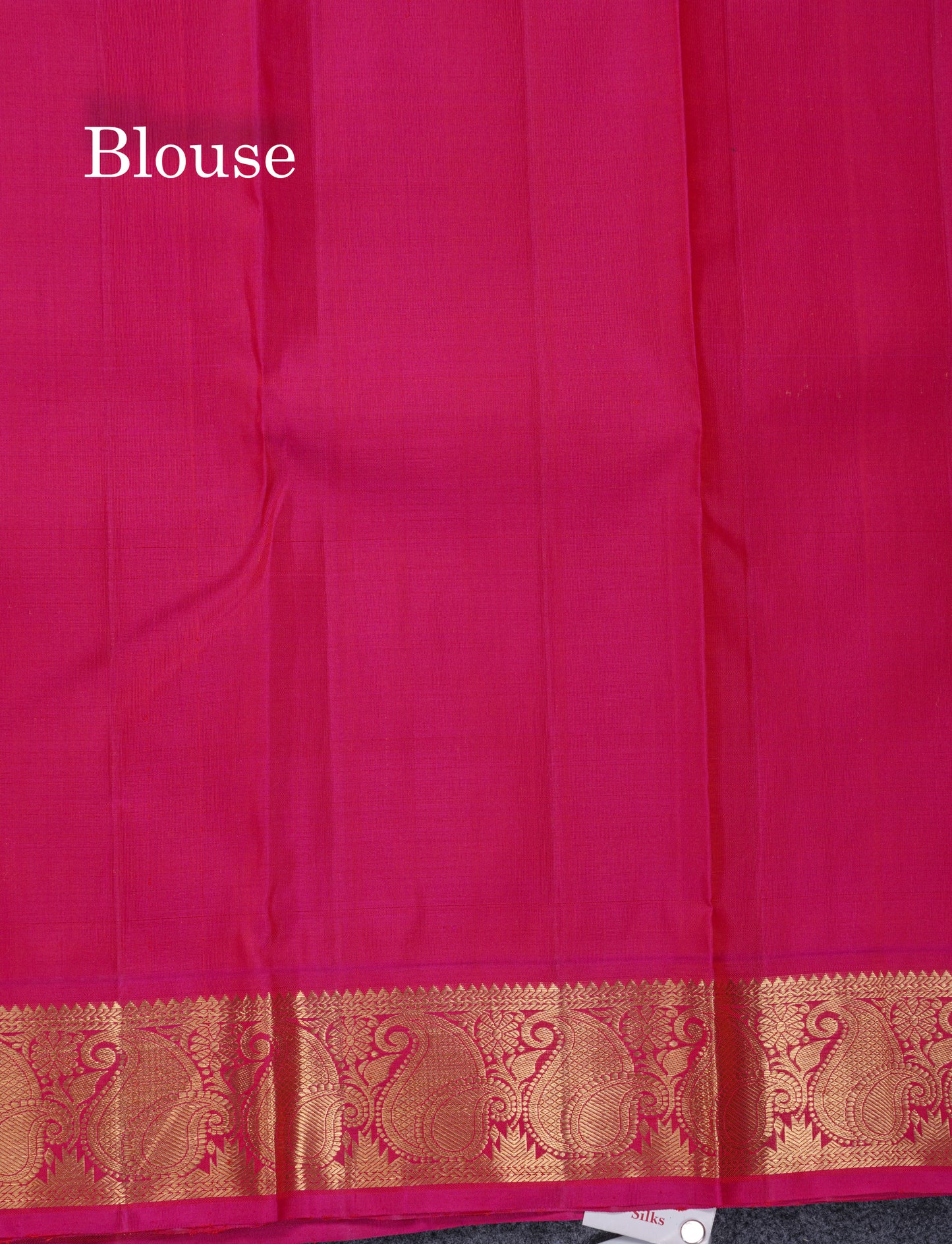 Korvai Mango Yellow Plain Pure Kanjivaram Silk Saree With Contrast Pink Traditional Small Border